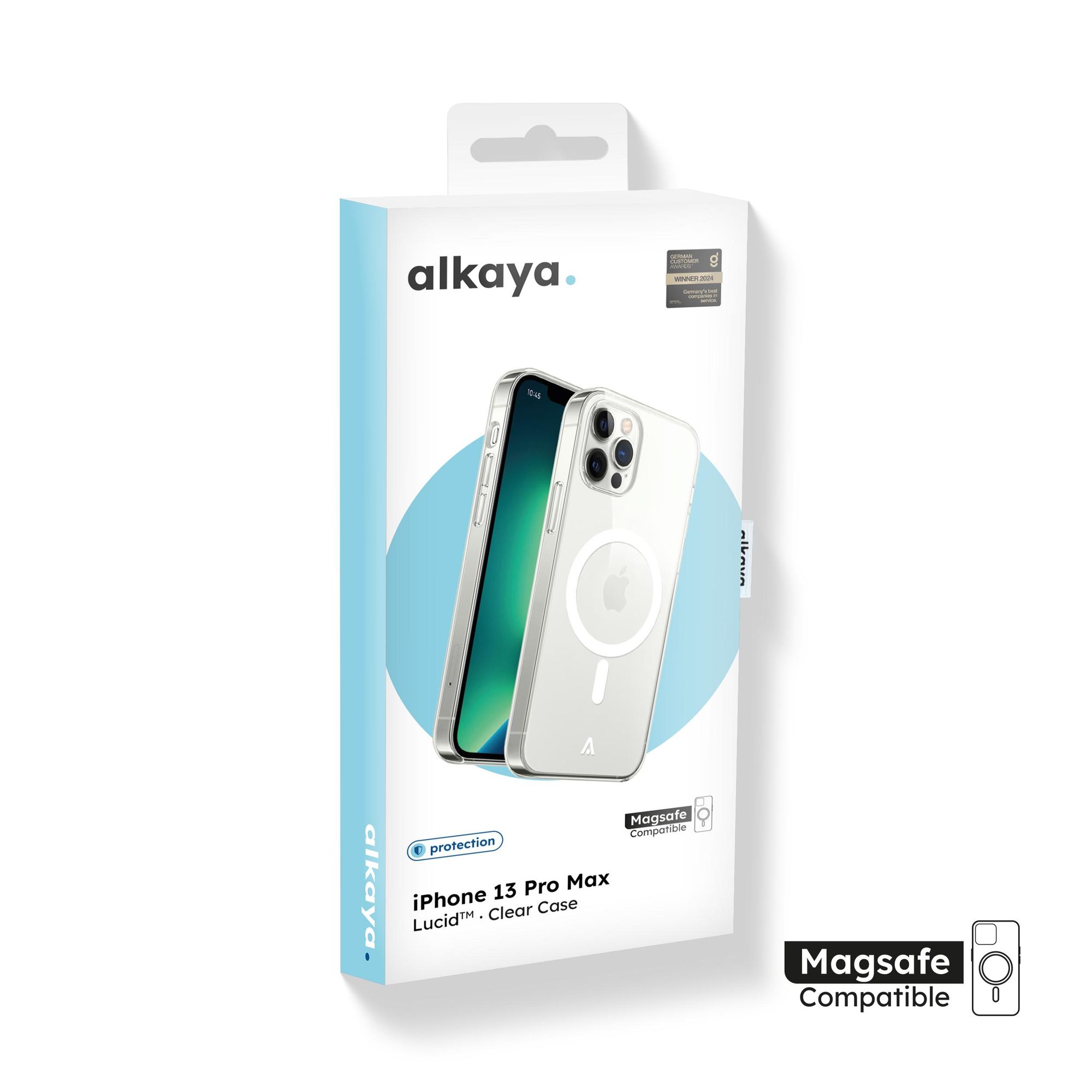 alkaya LUCID MagSafe Handy Schutzhülle iPhone13 mini transparent