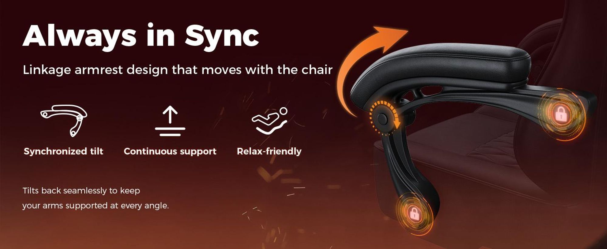 Sedia da gaming GTPLAYER, sedia da ufficio, sedia ergonomica per PC, sedia girevole regolabile in altezza, braccioli con meccanismo sincronizzato, cuscino lombare, poggiatesta