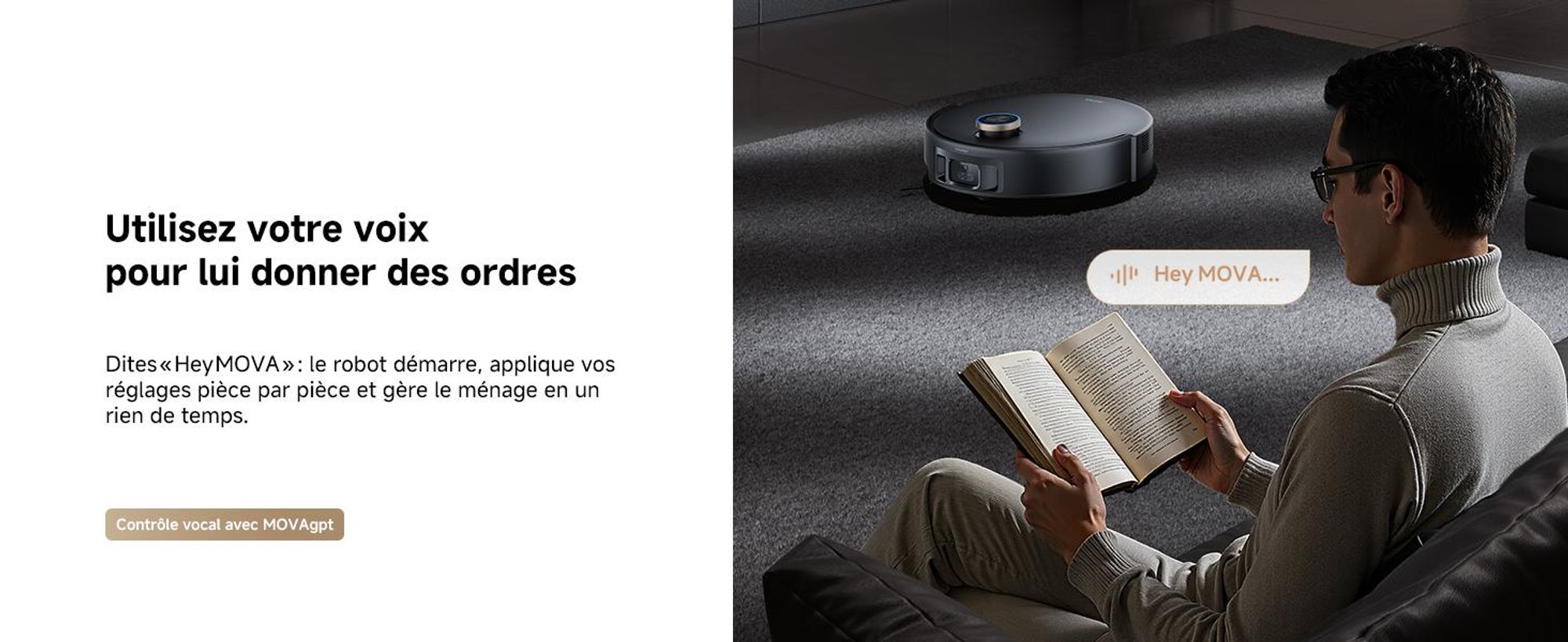 MOVA Z60 Ultra Roller Complete – Robot aspirateur 28 000 Pa avec HydroForce™, DuoSolution™, StepMaster™ 2.0, LiftPro™ et AutoShield™