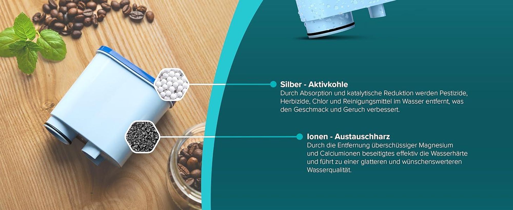 SILLAR 6x Waterfilter Volautomatische Koffiemachines Compatibel Met Philips Aquaclean Compatibel Met Aquaclean Ca6903 10 Ca6903 22 Ca6903 Kalkfilter Filterpatroon 1 X Decalcifier Aquafloow 500ml