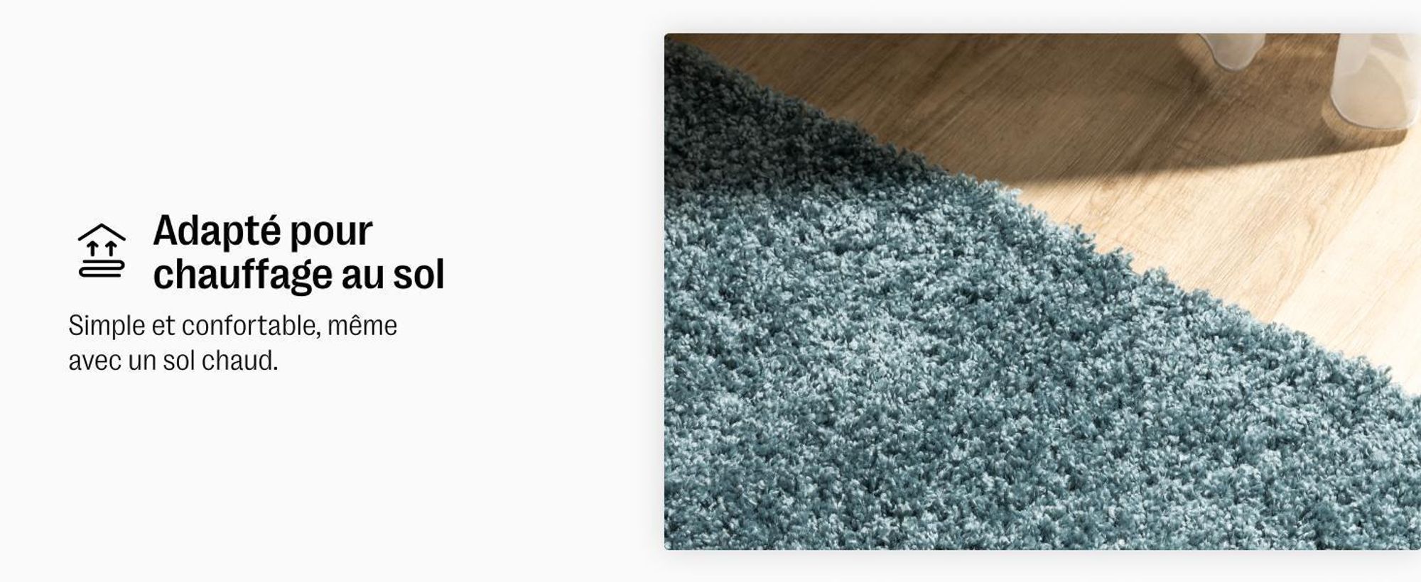 benuta tapis de salon Soho Noir 200x290 cm tapis à poils longs tapis de salon rectangulaire antidérapant doux peluche shaggy moelleux