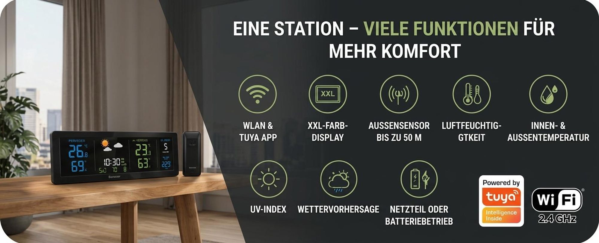 Ideoon Wetterstation für Ihren Komfort_CH10984