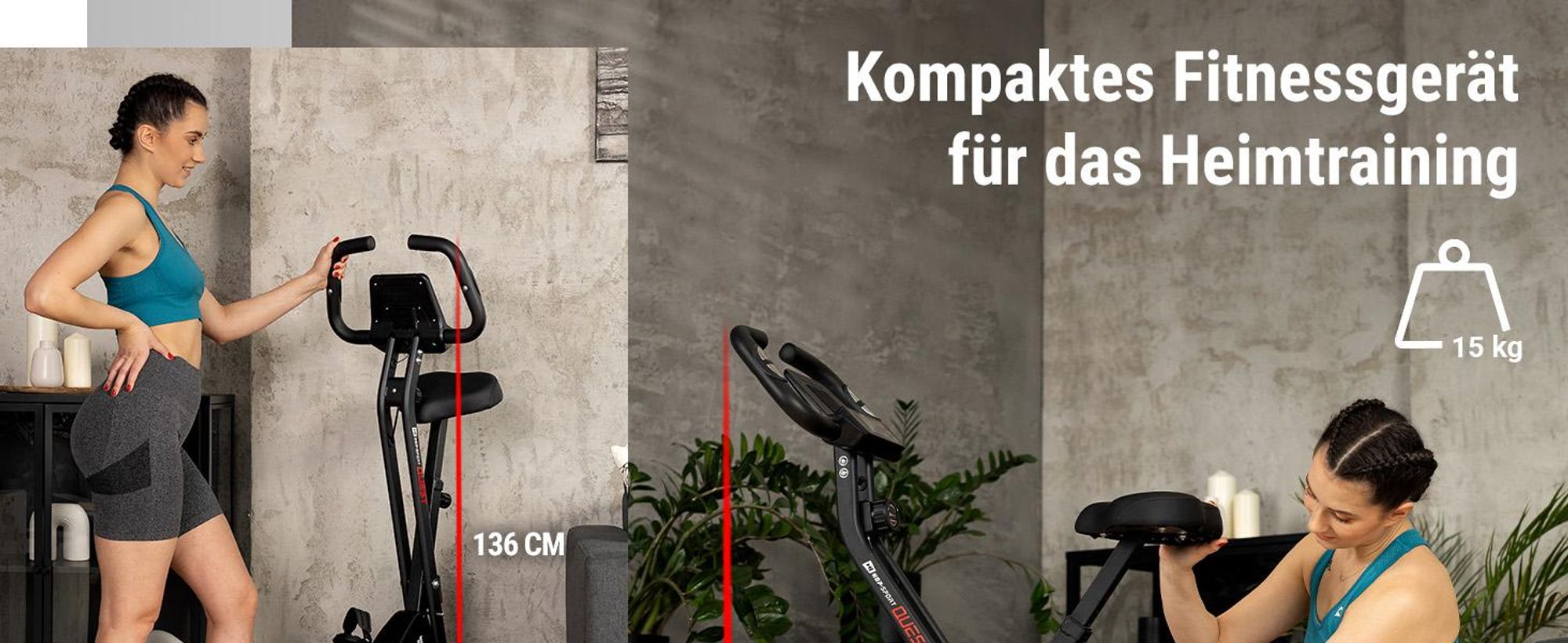 X-Bike Fahrrad Fitnessbike Quest von Hop-Sport
