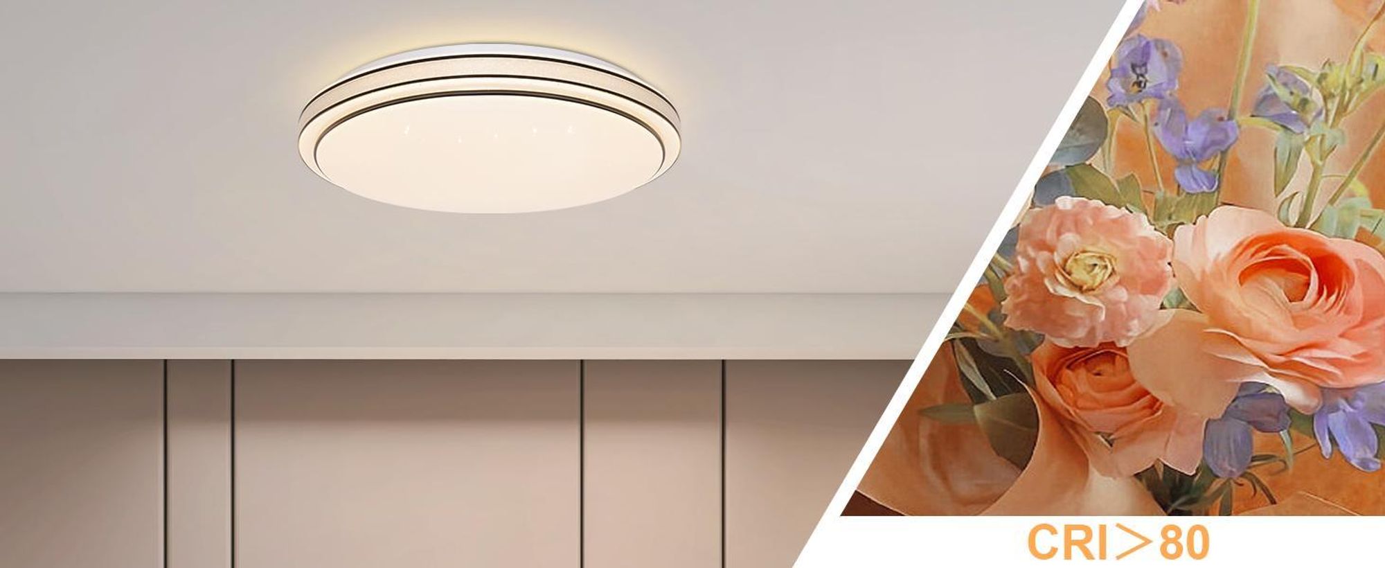 ZMH Deckenlampe LED Deckenleuchte Schlafzimmer - Ø27cm Schlafzimmerlampe Sternenhimmel 12W Flurlampe Warmweiß Modern Küchenlampe Rund Wohnzimmer Deckenbeleuchtung für Flur Küche Kinderzimmer