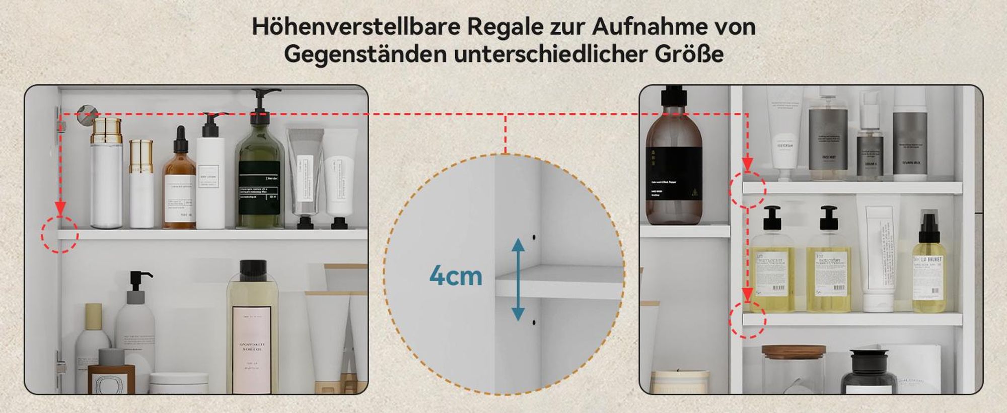 Puluomis Spiegelschrank Bad 80cm mit 3 färbiger dimmbarer Beleuchtung, Digitaler Uhr, Handtuchhalter, Antibeschlag Badezimmerschrank Wandschrank weiß