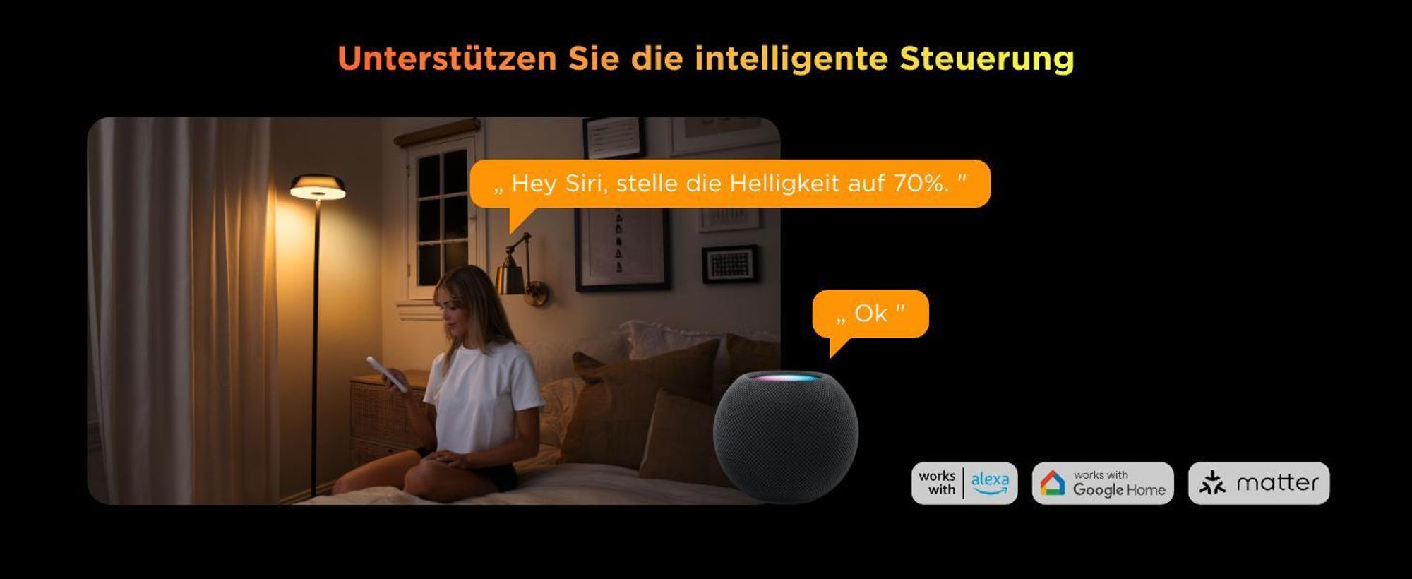 Govee Stehlampe Wohnzimmer Deckenfluter Wellenbeleuchtung RGBICWW, Dreizonenbeleuchtung Stehlampe, 2700-6500k, Kompatibel mit Matter und Alexa