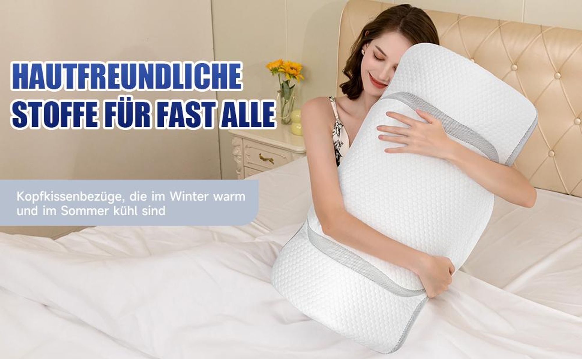 Zwei Höhen - Gebogene Nackenstütze