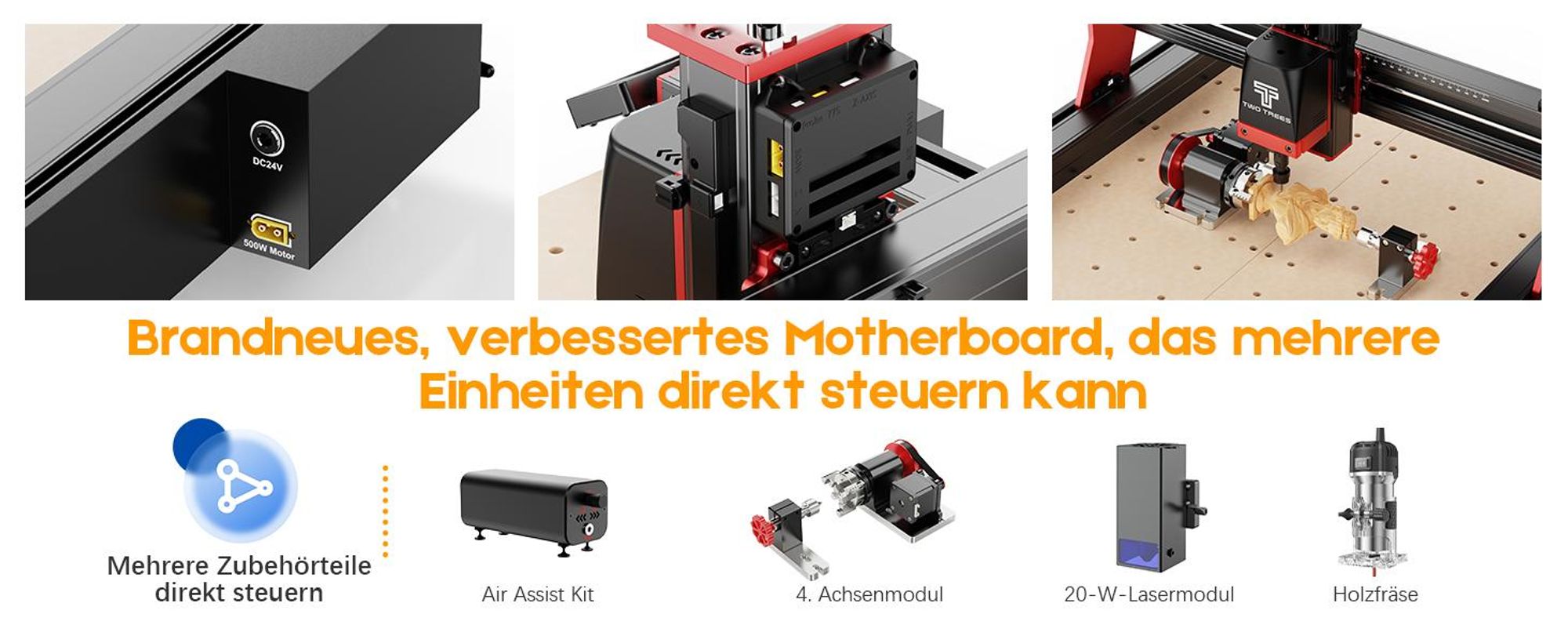 TWO TREES - TTC450 Pro - CNC Fräsmaschine (2025)