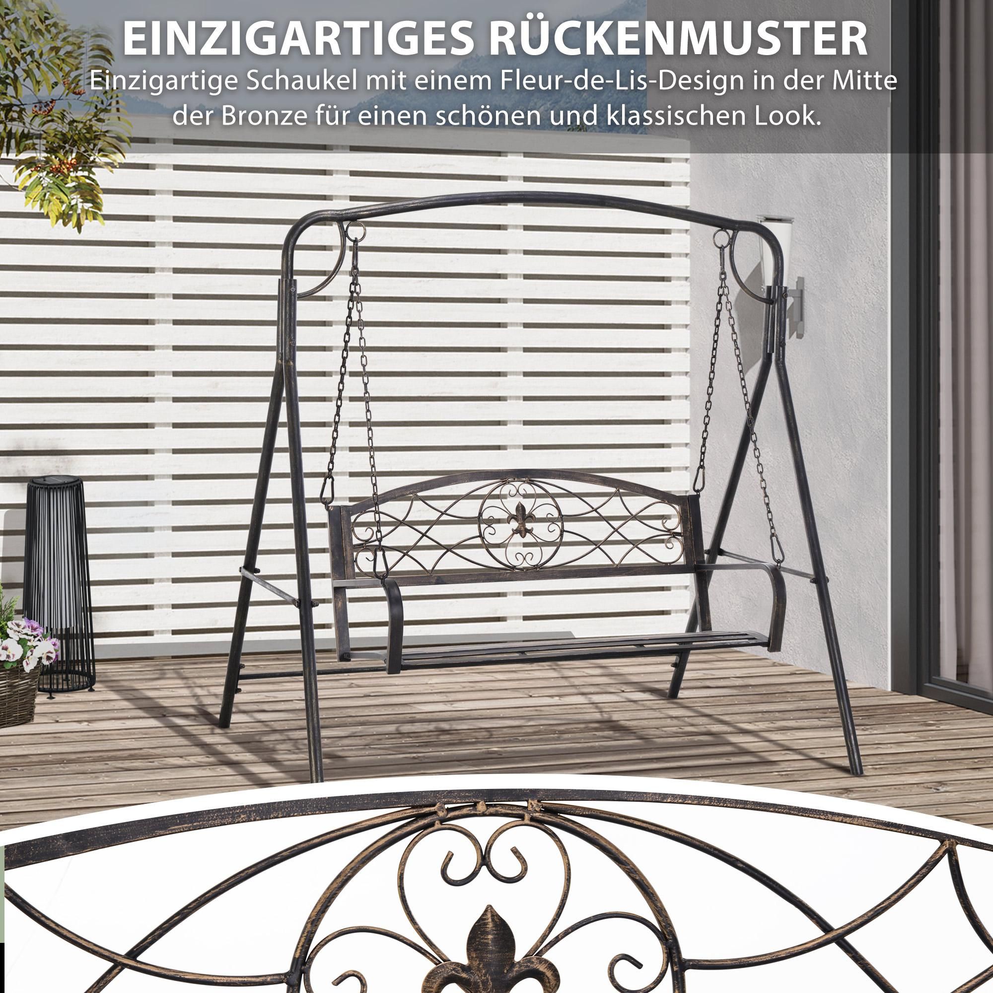 Schaukelbank Vintage Messing
