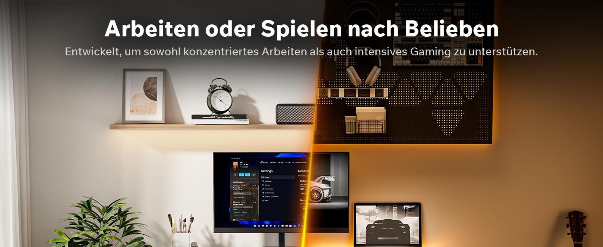 Sense7 VAMO Gaming Schreibtisch 100x50 cm Schwarz Computertisch PC Tisch klein Carbon Optik Z-Shape Gamer Tisch mit Getränkehalter Home Office Büro