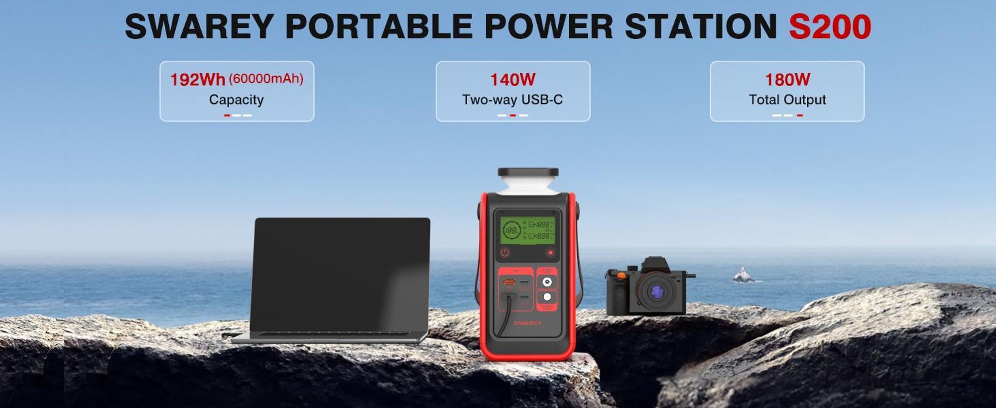 Power Station, Stromerzeuger, Solarspeicher, Powerstation, Solargenerator, Ladegeräte, Powerbank