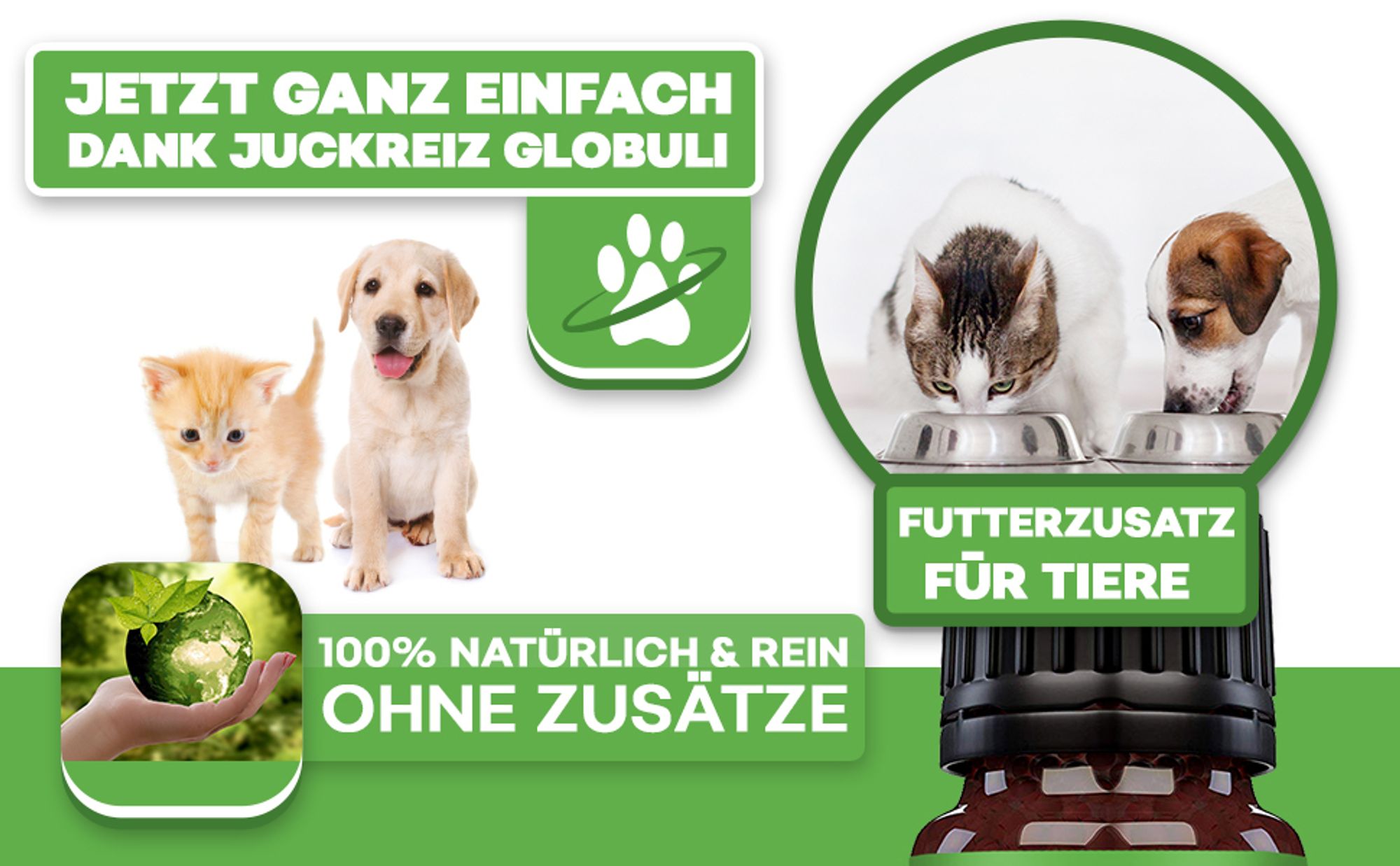 Hello Animal® Juckreiz Kügelchen – für Hund und Katzen – Unterstützung bei der Linderung von Hautjuckreiz – Beruhigung der Haut – bei Hautproblemen