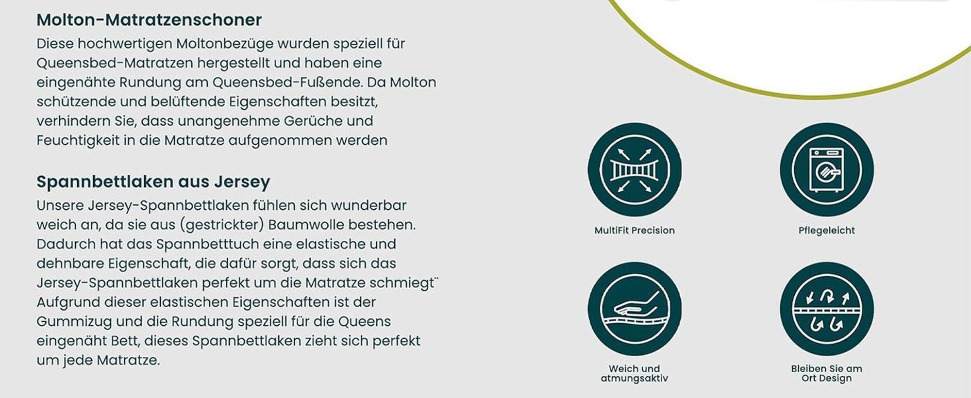 Wohnmobil in der Natur mit Spannbettlaken und Matratzenschoner