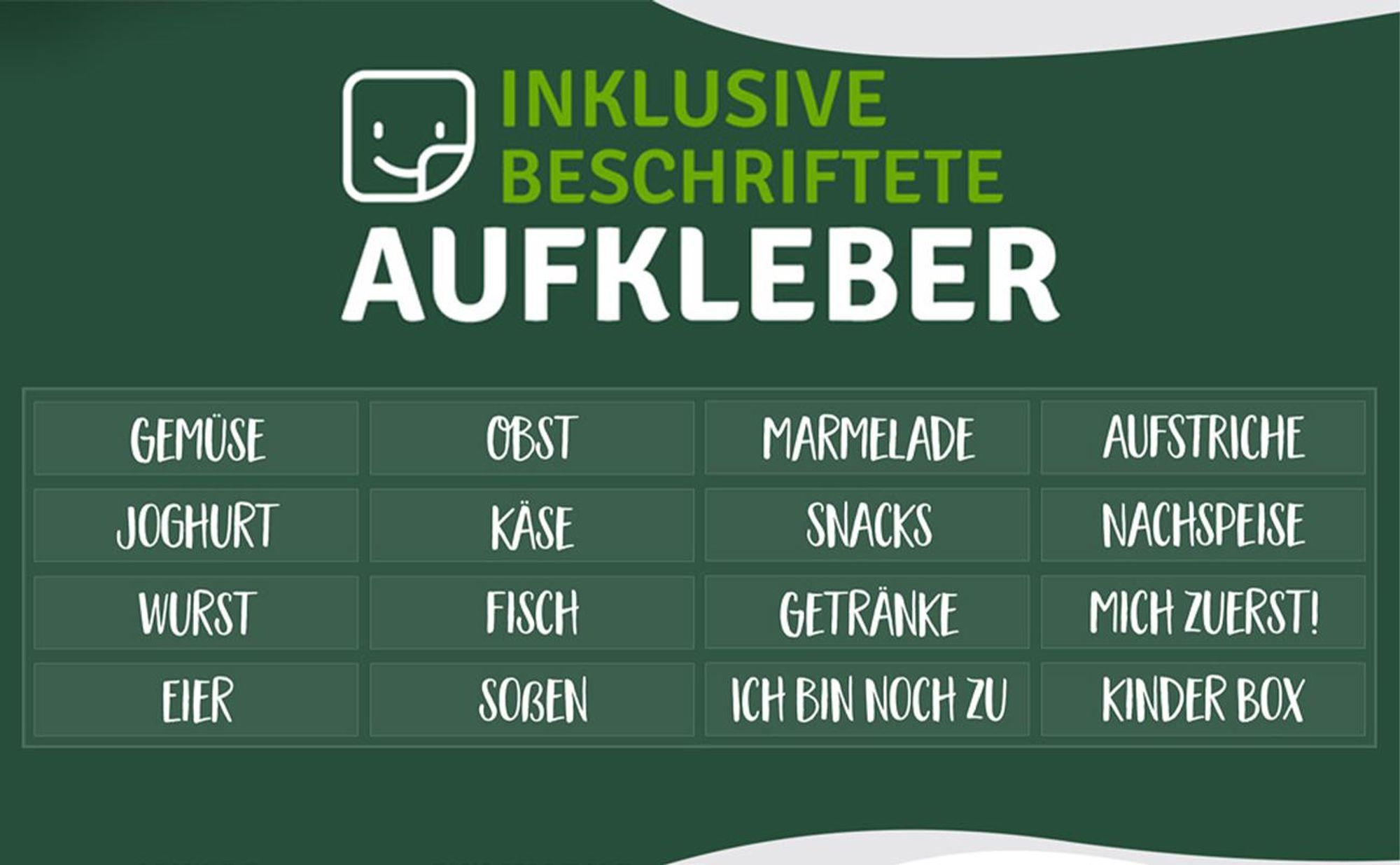 6er Set  Kühlschrank Organizer, mit 16 Aufkleber, Aufbewahrungsbox Organisation Stapelbare Fridge Organizer Box für Küchen, Kühlschrank, Schränke