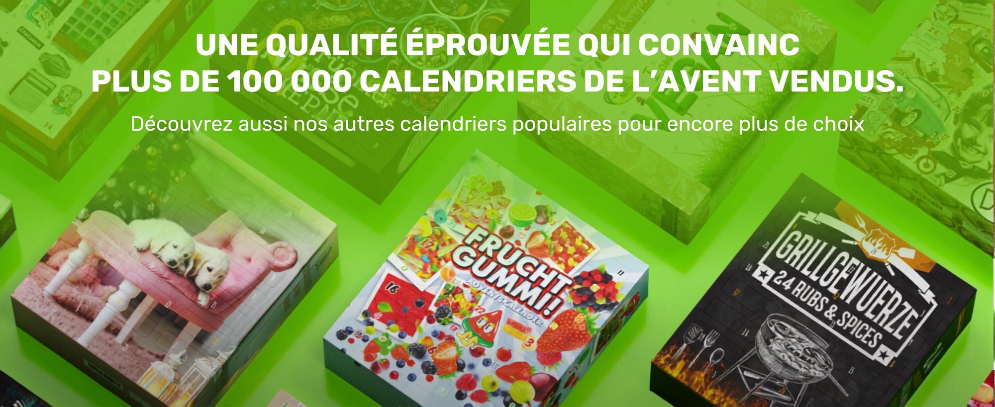 BOXILAND® calendrier avent vegan 2026, 24 snacks végétaux, sucreries