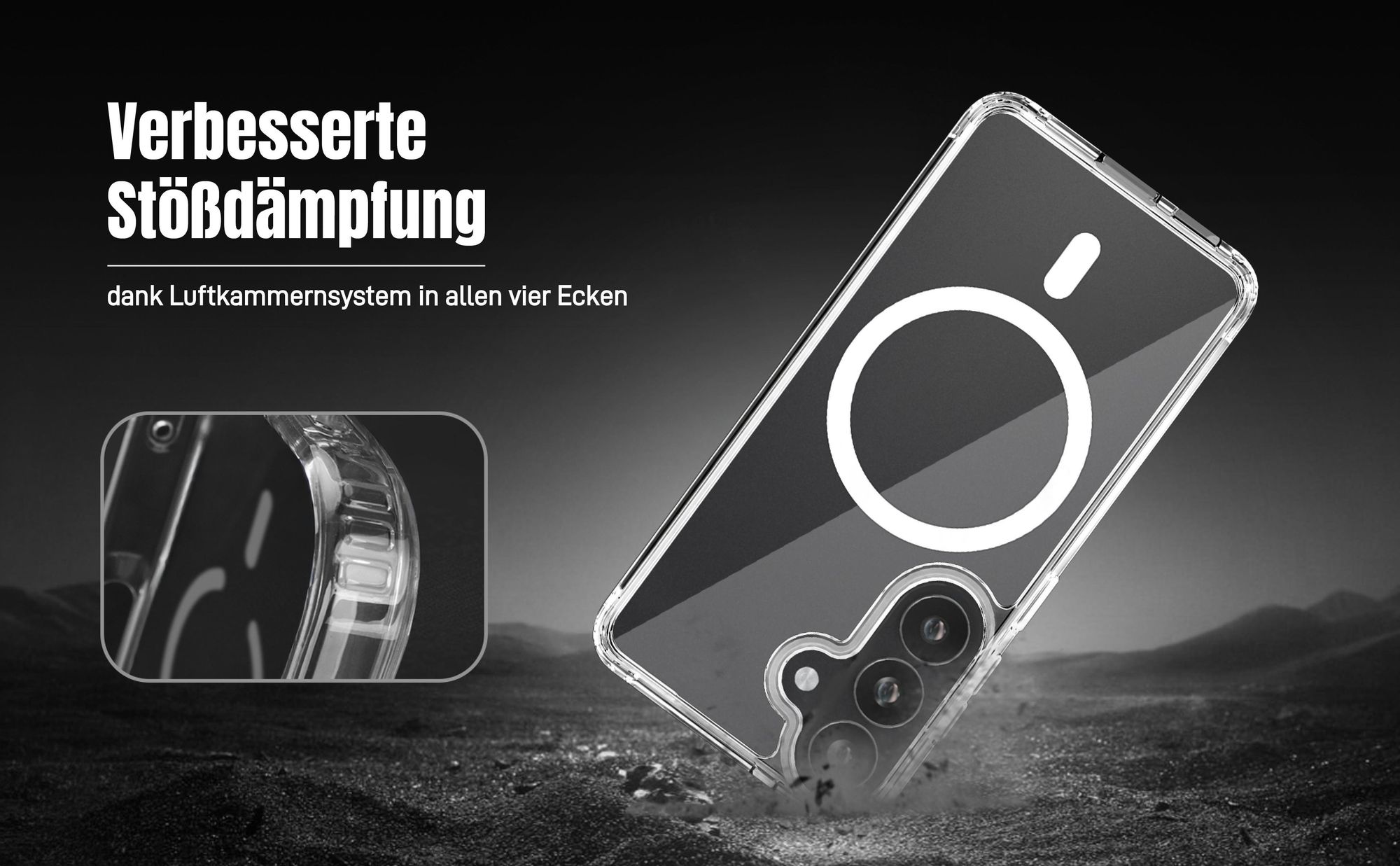 Passgenaues Case für Samsung Galaxy S26 FE mit verbesserter Stoßdämpfung