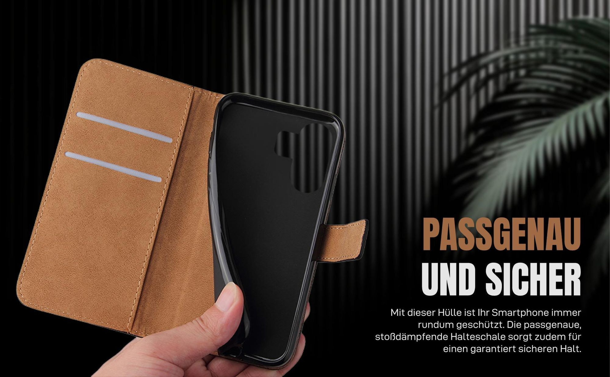Klapphülle für Xiaomi Redmi 13C mit präziser Passform