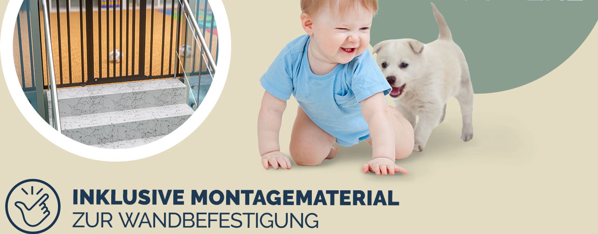 CASARIA® Kaminschutzgitter Baby mit Sicherheitstür Metall ohne Bohren 306x77cm Hundegitter Kinderschutz Treppenschutzgitter Absperrgitter Schwarz