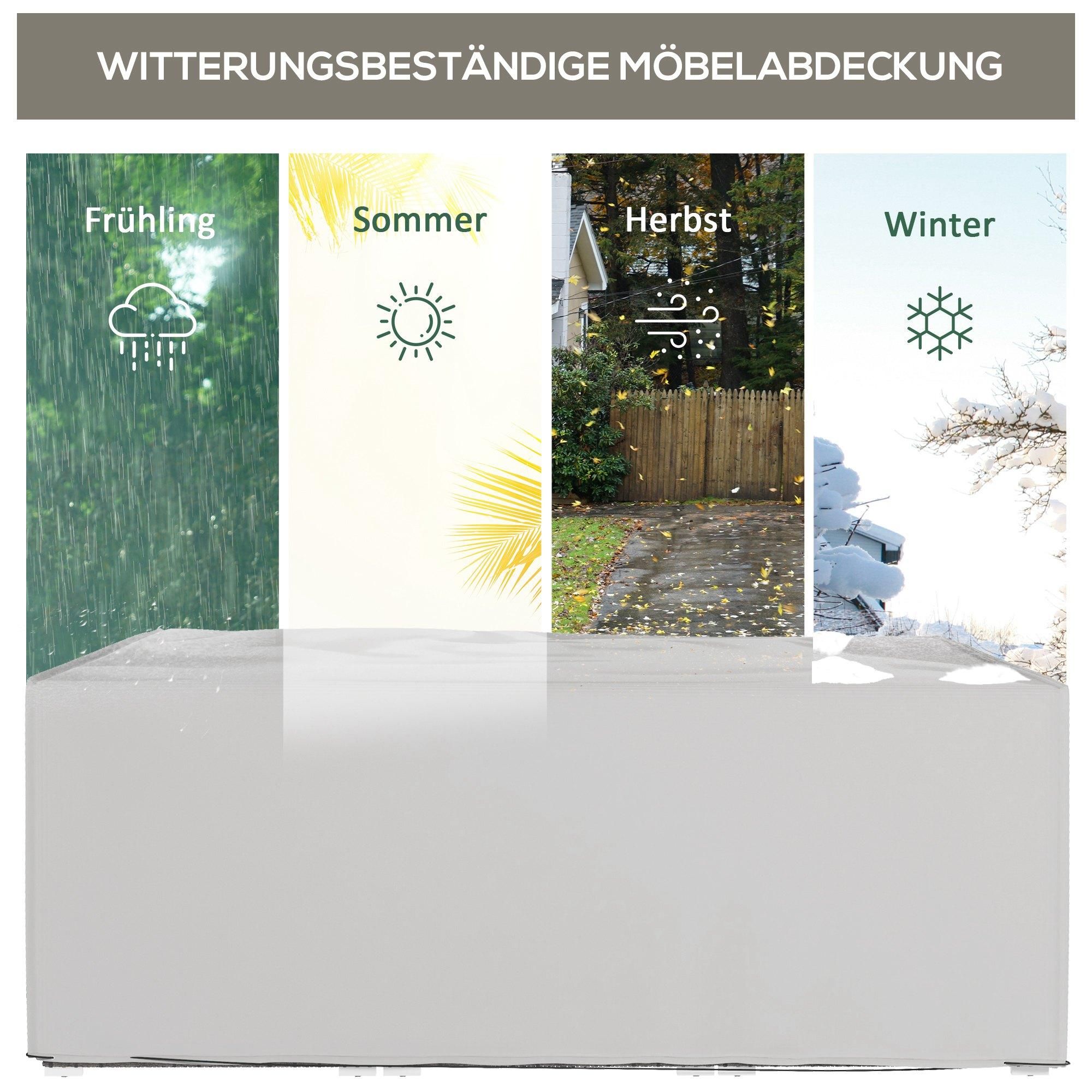 Gartentisch grau wetterfest