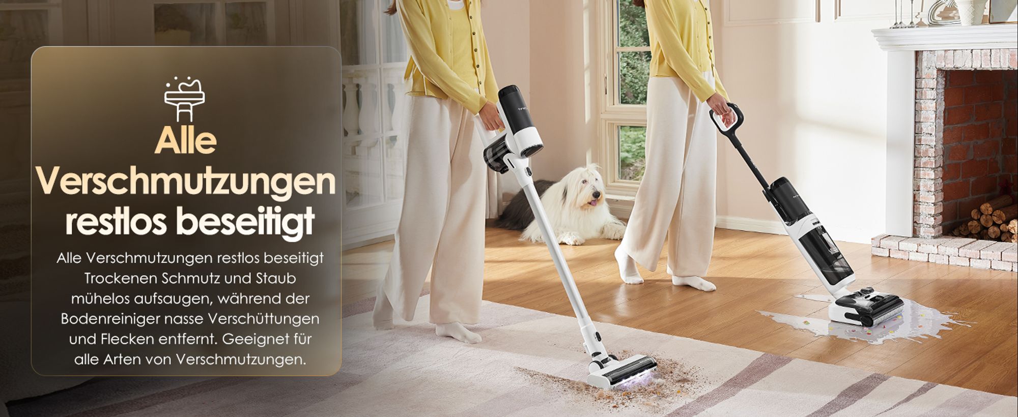 Tineco Floor ONE Switch S6 Stretch Nass Trockensauger 180° Lay-Flat 85°C Flashdry 5-in-1 Selbstreinigung Handstaubsauger, Anti-Tangle, Kantenreinigen