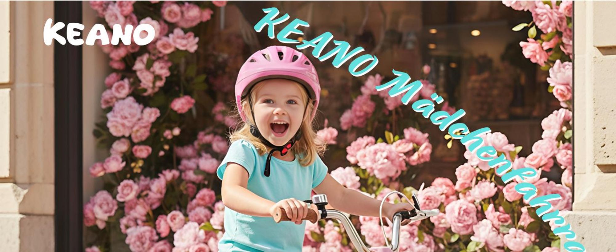 KEANO Prinzessin Kinderfahrrad für Mädchen in 12,16,20 Zoll, mit Weidenkorb, Doppelbremse sowie Kettenschutz