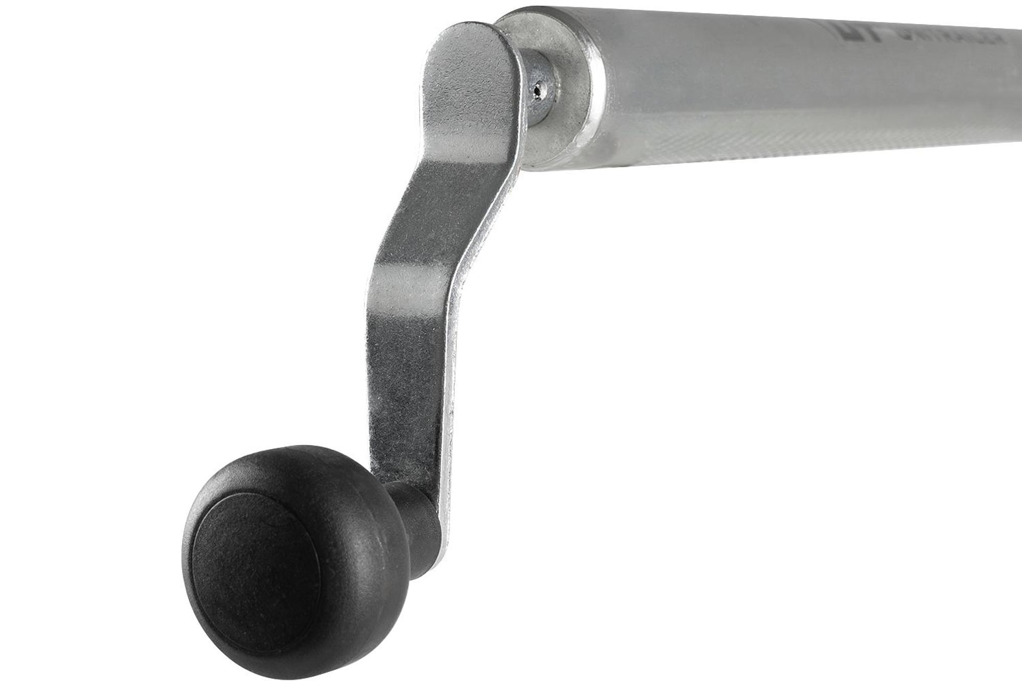 UNITRAILER Kurbelheber kippbar 1000 kg, Hub 500-865 mm, Rohr 42 mm, Kurbel oben, verzinkt, für Kippanhänger und Autotransporter