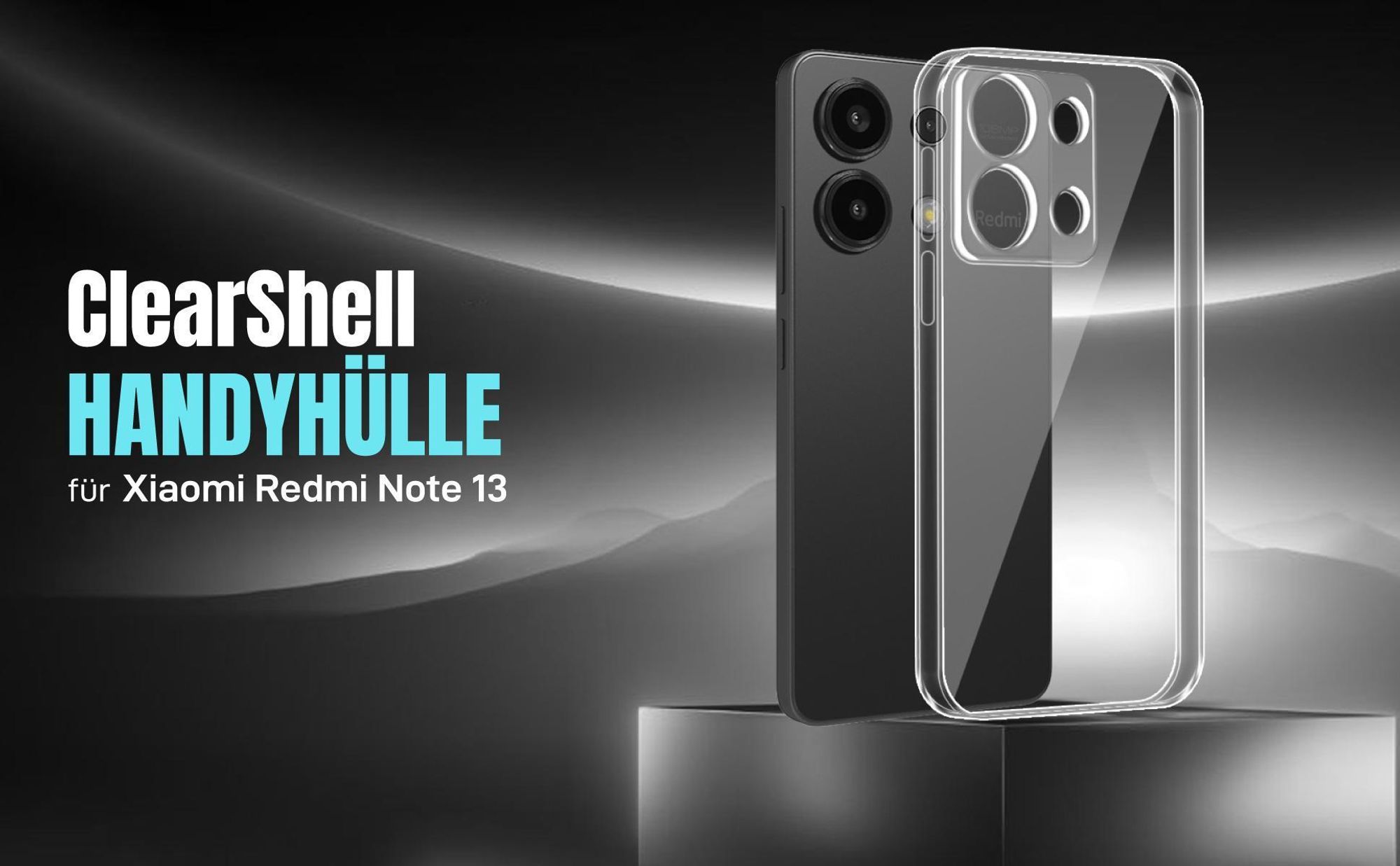Transparente TPU Handyhülle mit optimiertem Schutz für Xiaomi Redmi Note 13