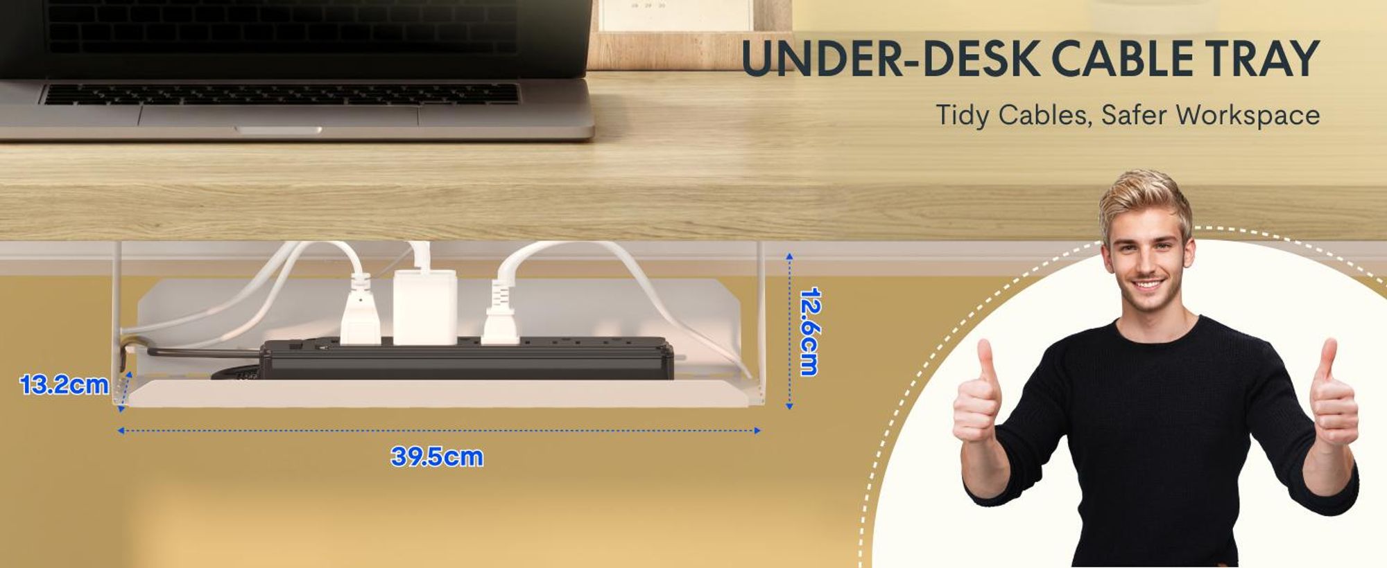 FLEXISPOT EN1 Höhenverstellbarer Schreibtisch EU 160x80cm, 25MM Einteilige Tischplatte, 100 kg Tragkraft, 4 Memory-Funktion, Natur-Eiche Optik