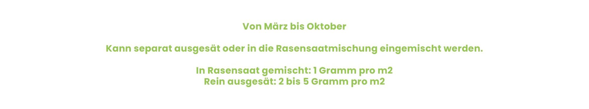Microclover Lawn – Reiner Kleesamen (100 g für 50 m2)
