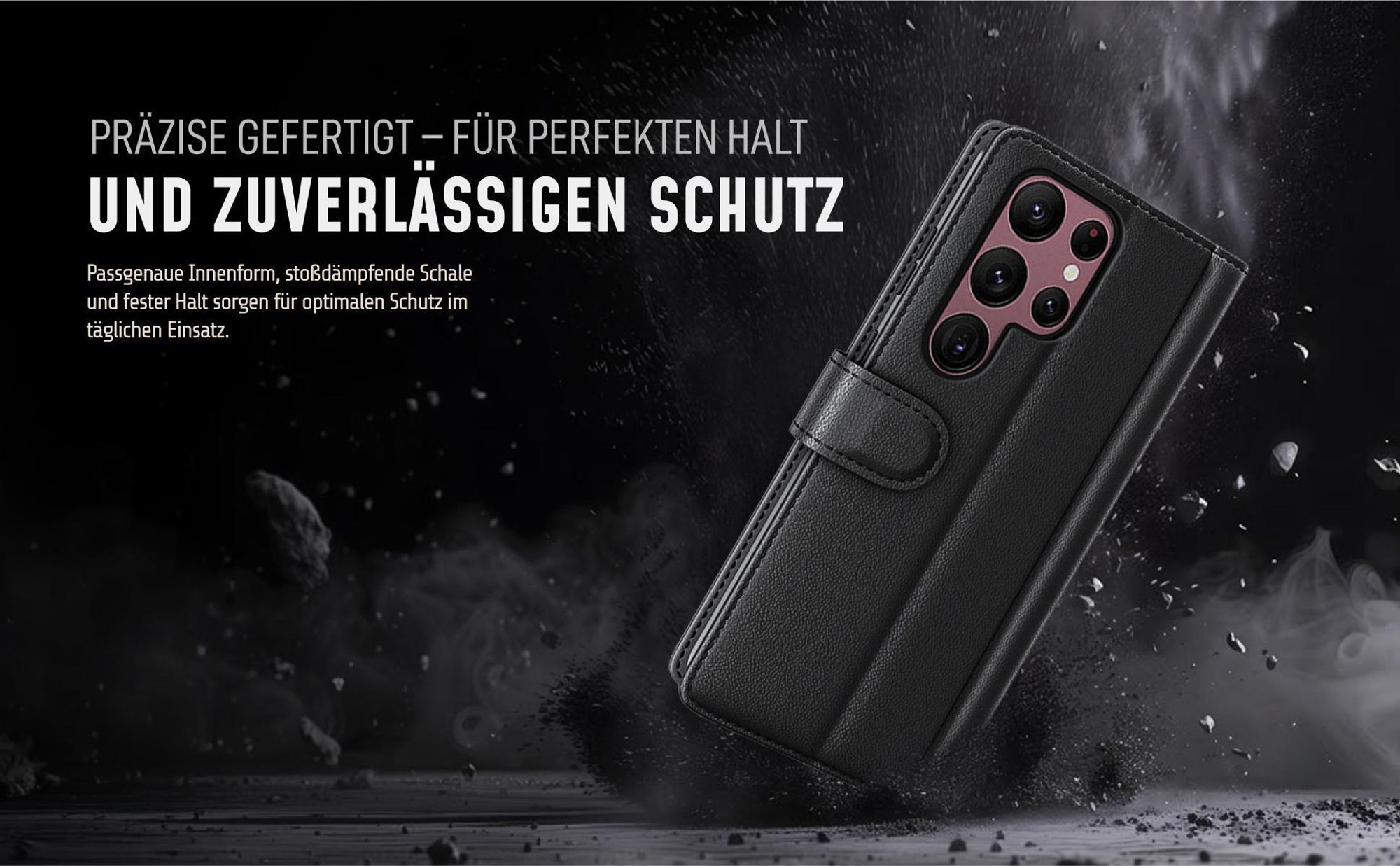 Handycase für Samsung Galaxy S23 Ultra mit 360 Grad Schutz