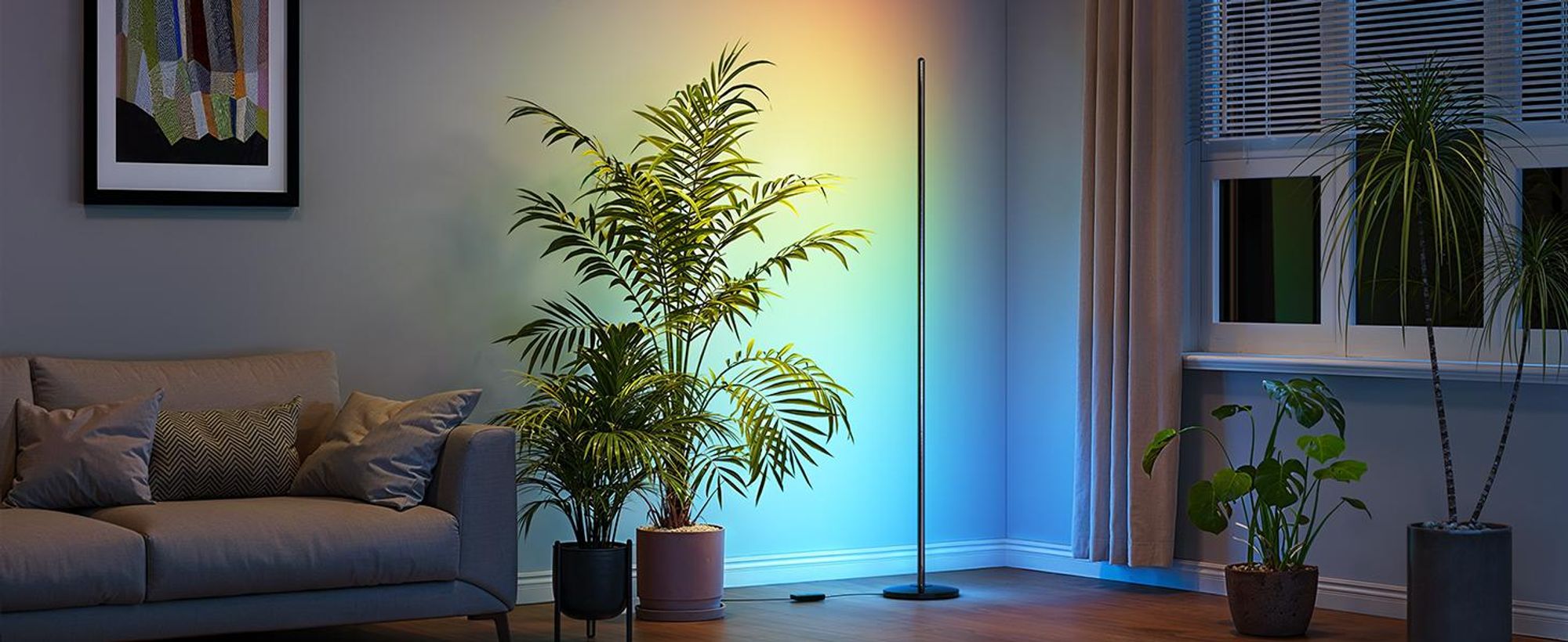 Govee LED Stehlampe Dimmbar RGBIC, Floor Lamp