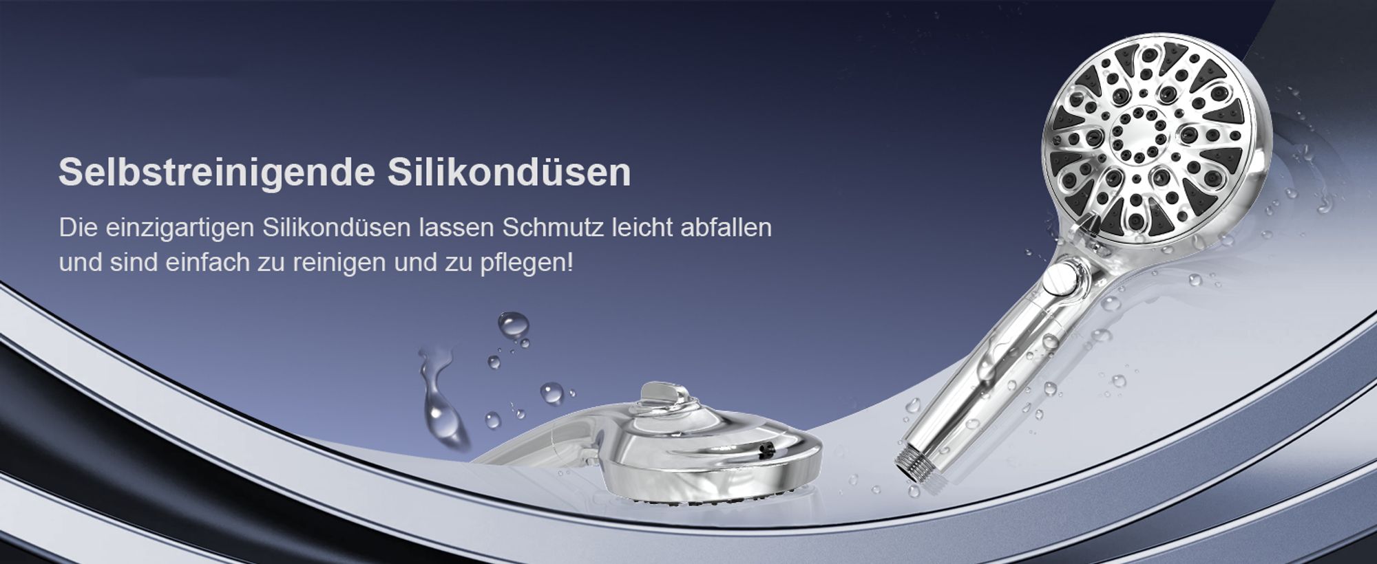 Duschkopf Mit Filter Gegen Kalk, 8+2 Strahl Duschköpfe Für Dusche Wassersparend Shower Head Water Softener Wassersparender, Showerhead With Kalkfilter