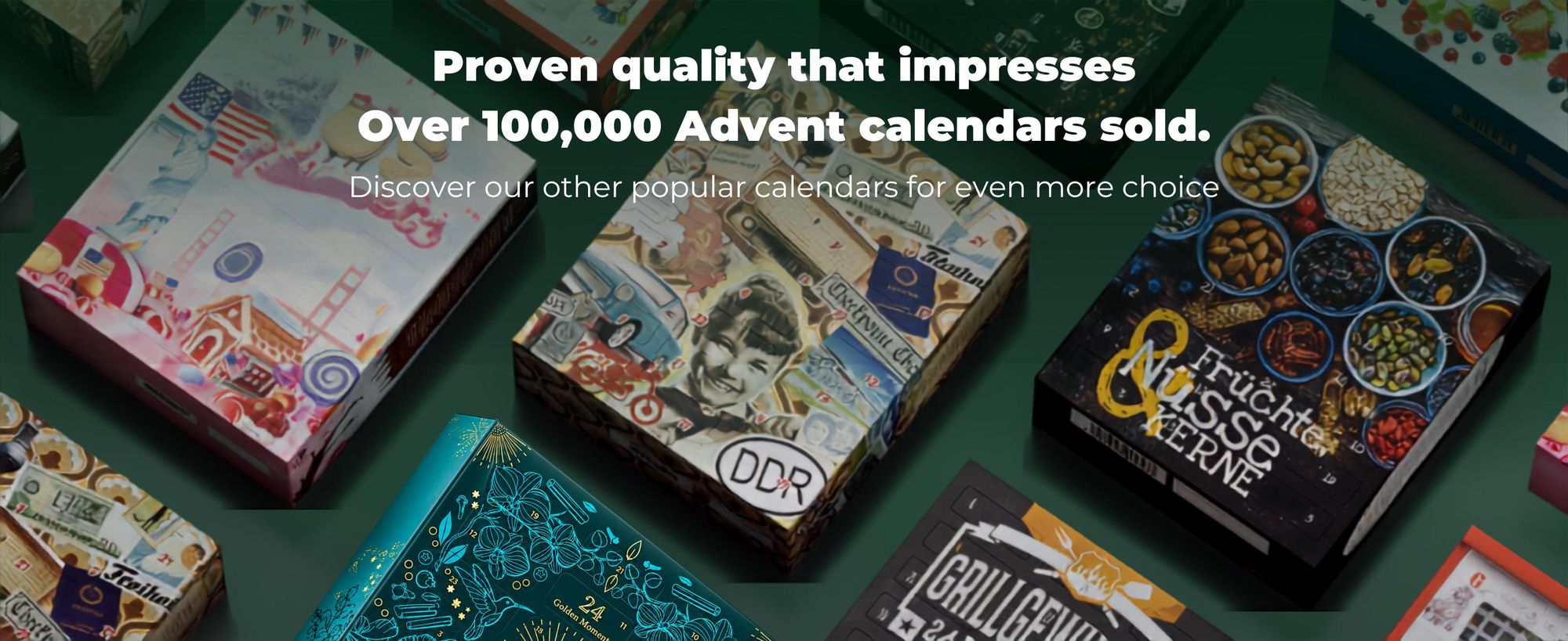 BOXILAND® gin adventní kalendář 2026, 24 druhů po 0,02 l, gin degustace