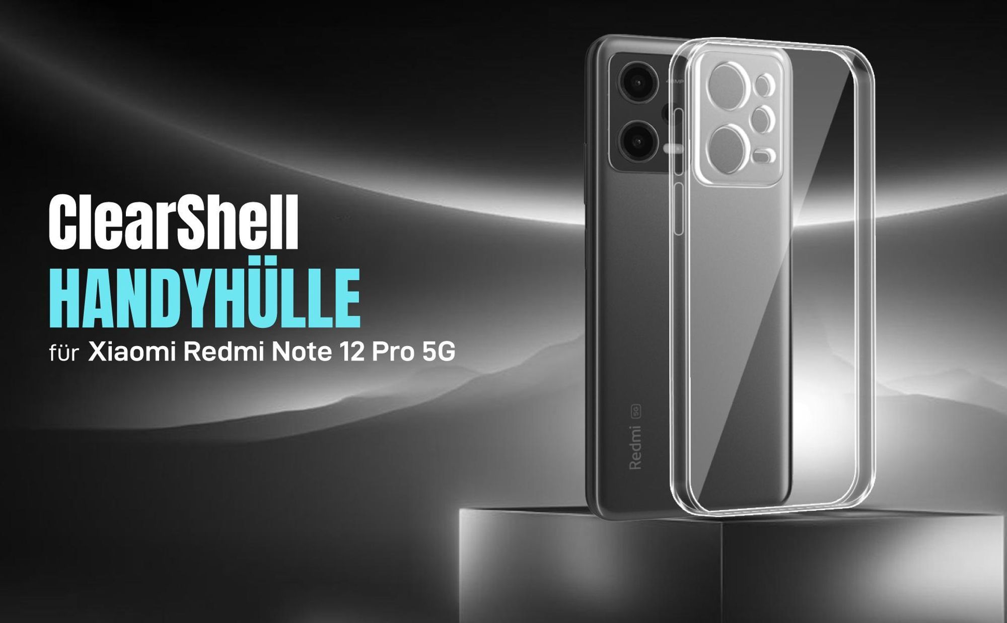 Transparente TPU Handyhülle mit optimiertem Schutz für Xiaomi Redmi Note 12 Pro 5G