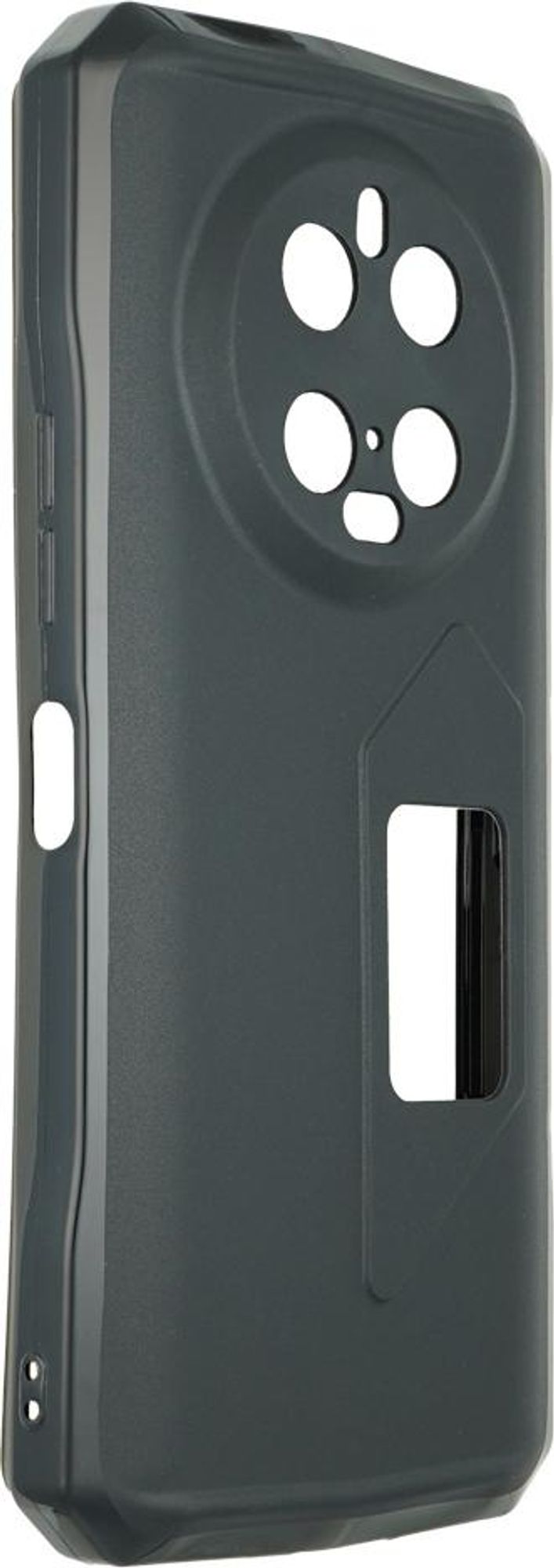 caseroxx Schutz-Hülle TPU-Hülle kompatibel mit Doogee V40 Pro, Gummi Handy Tasche schwarz Bild 3