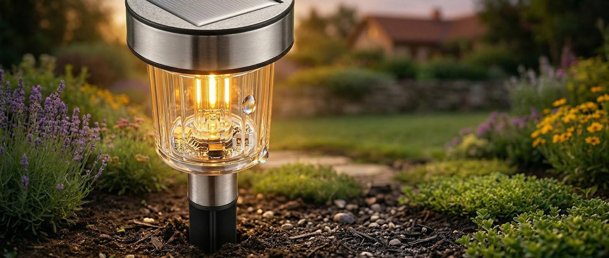 tectake® 24-er Set LED-Solarlampen 4,7 x 37 cm