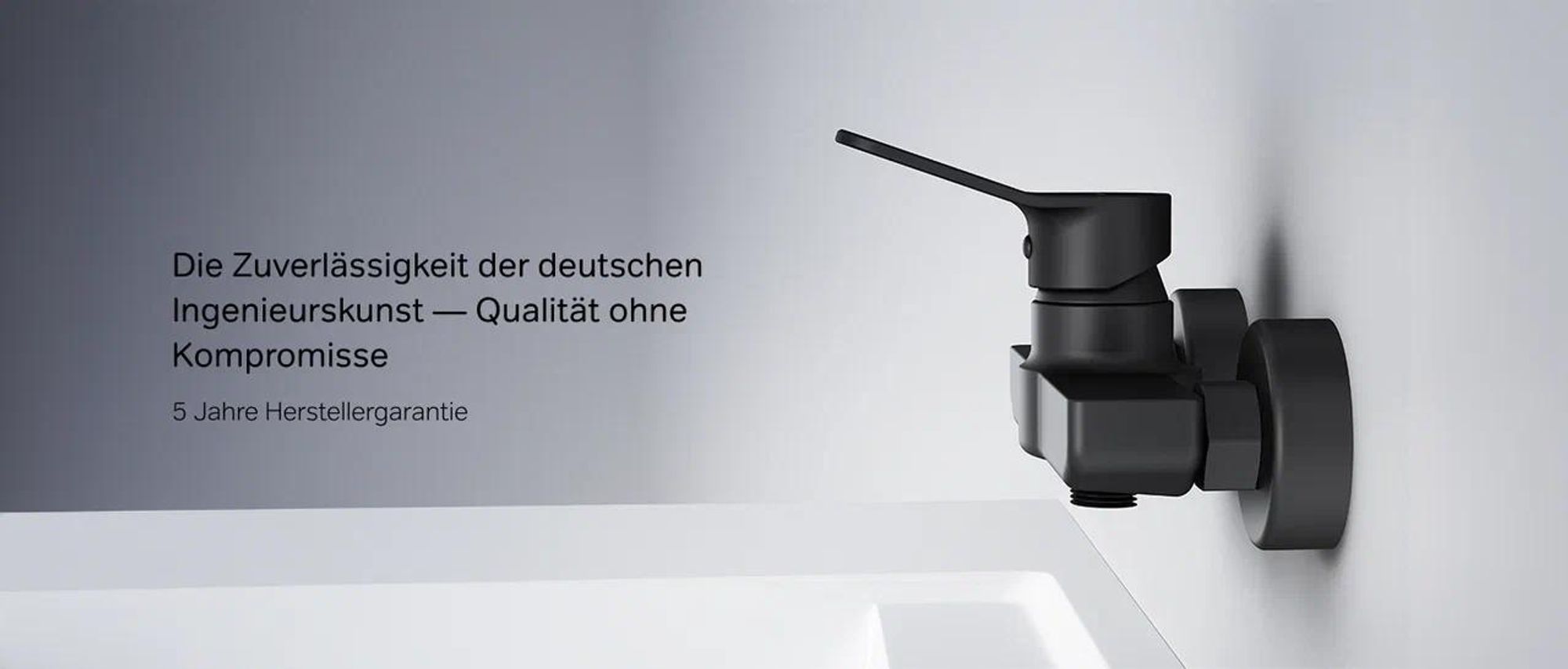 AM.PM Duscharmatur Einhebel Brausebatterie Schwarz Armatur Mischbatterie Brausearmatur Brausebatterie Wasserhahn Bad Mischbatterie Dusche