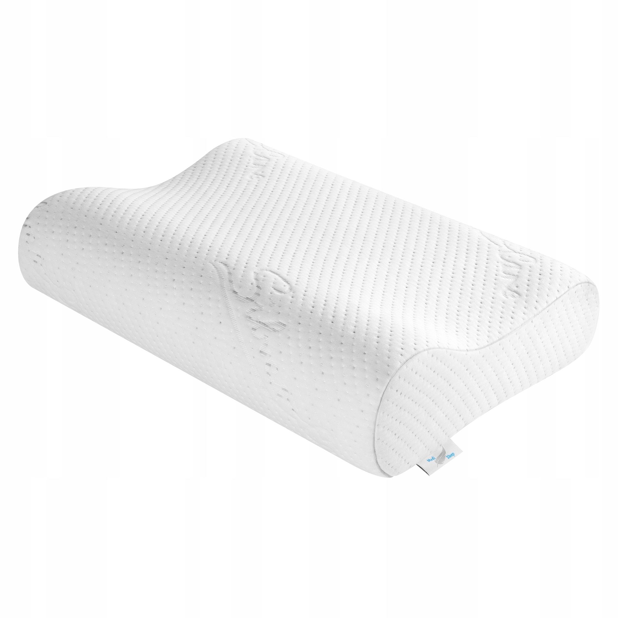 Ergonomisches Kissen aus Memory-Schaum - Profiliertes & Orthopädisches Kopfkissen- Nackenstützkissen für angenehmen Schlaf - 48 x 34 cm
