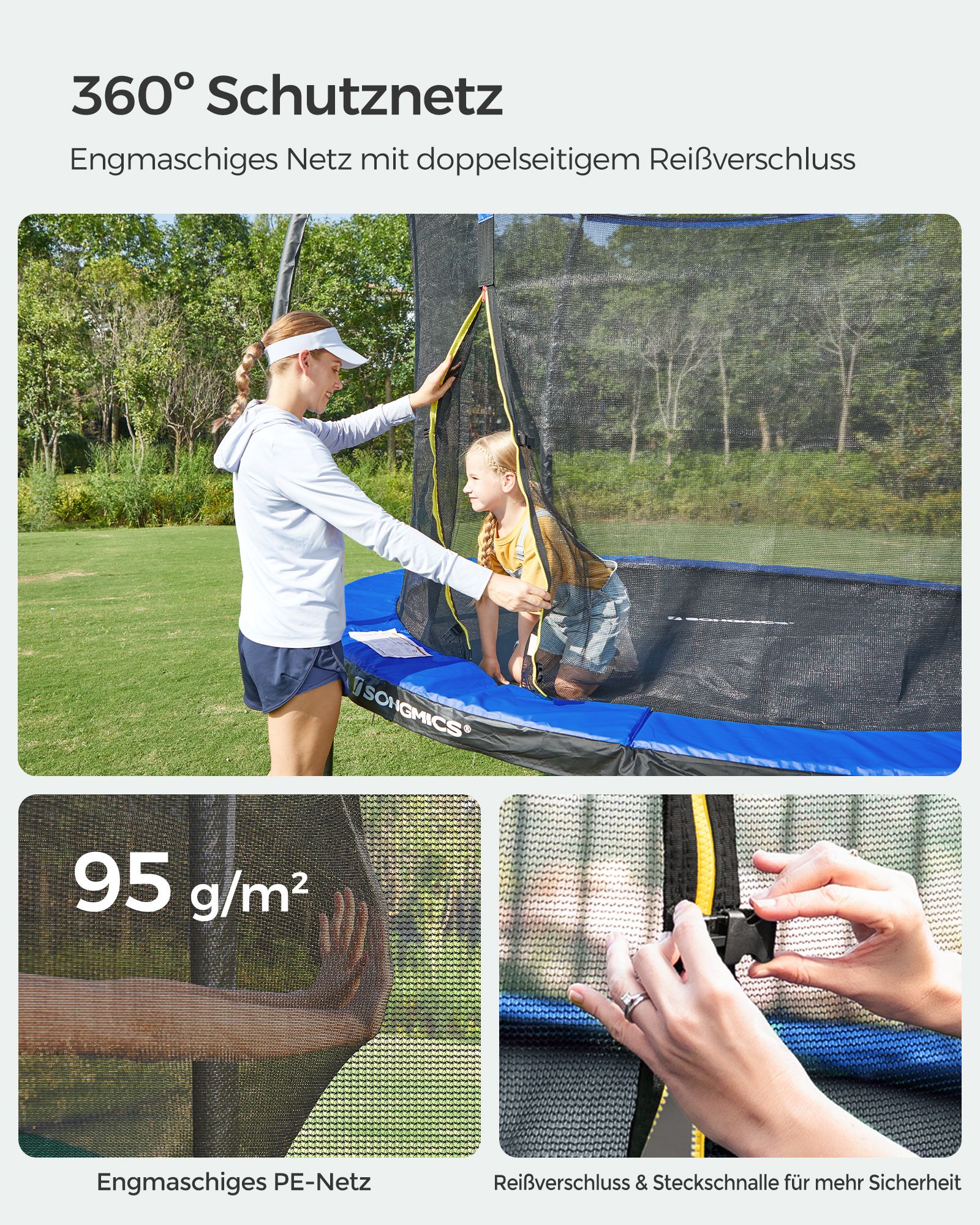 Gesicherter Reißverschluss