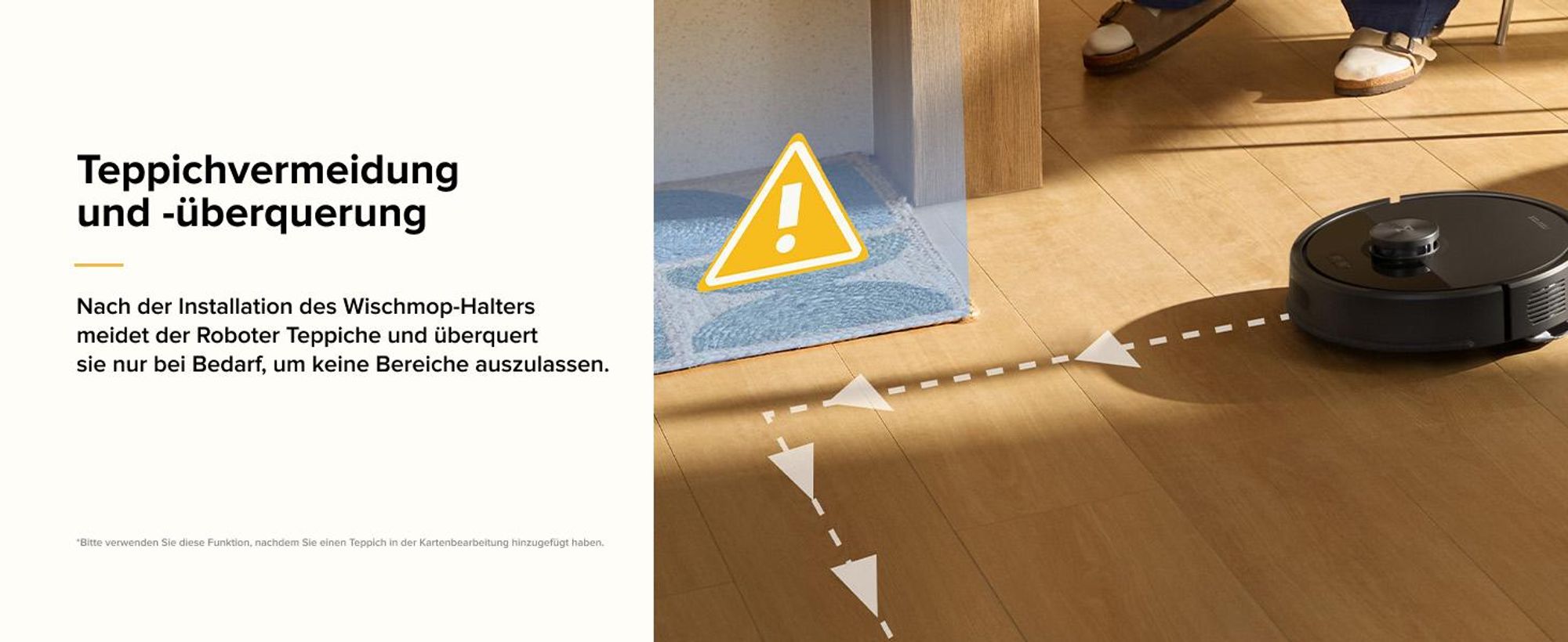 Roborock Q7 M5 Saugroboter mit Wischfunktion, 10.000Pa(Upgrade von Q5 PRO), Dual Anti-Tangle-System,Staubsauger Roboter für Teppich,Tierhaare(Schwarz)