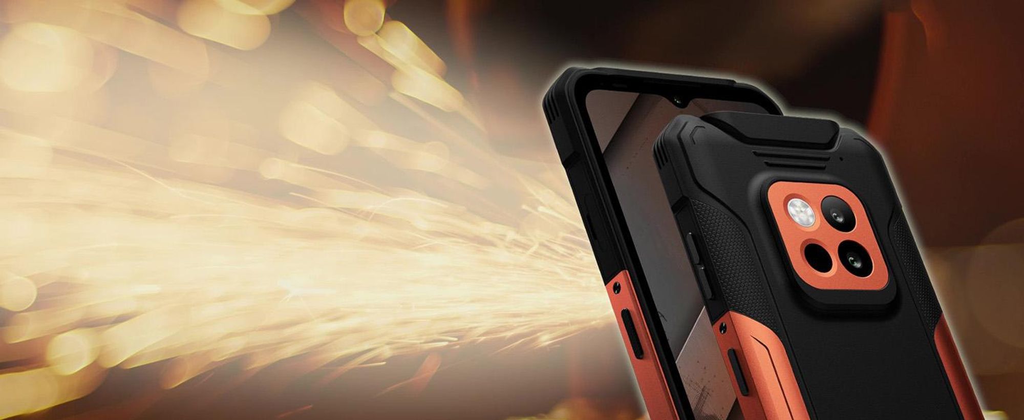HAMMER CONSTRUCTION 2 THERMAL 5G 8/256 GB  robustes Smartphone mit Wärmebildkamera, Schutzklasse IP69