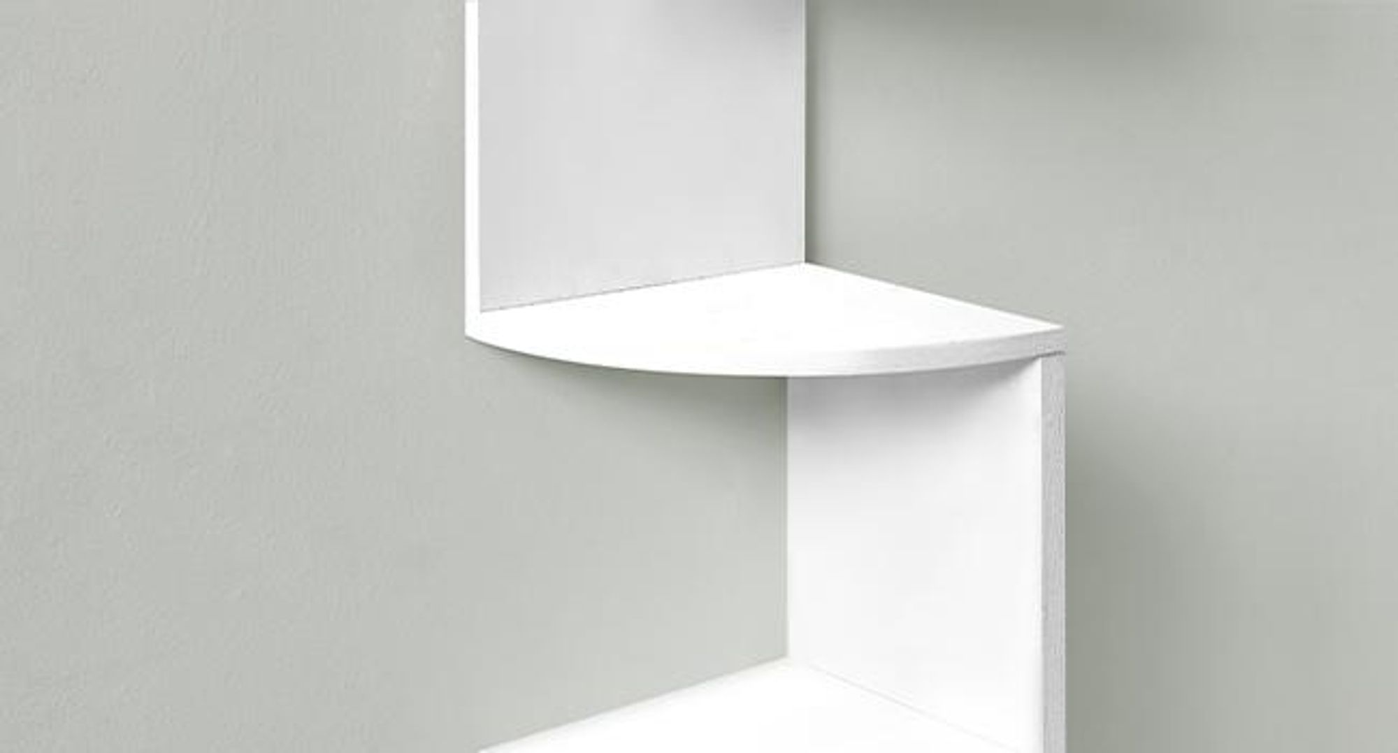 VASAGLE Eckregal 1-tlg., Wandregal, Bücherregal mit 5 Ablagen, Höhe 126cm