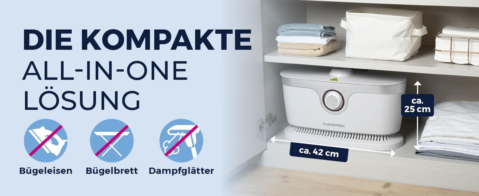 CLEANmaxx automatischer Hemdenbügler inkl. Hosenaufsatz Bügler Hemden Blusen Hosen schonend Wäschetrockner Bügeleisen Trocknen in Minuten knitterfrei