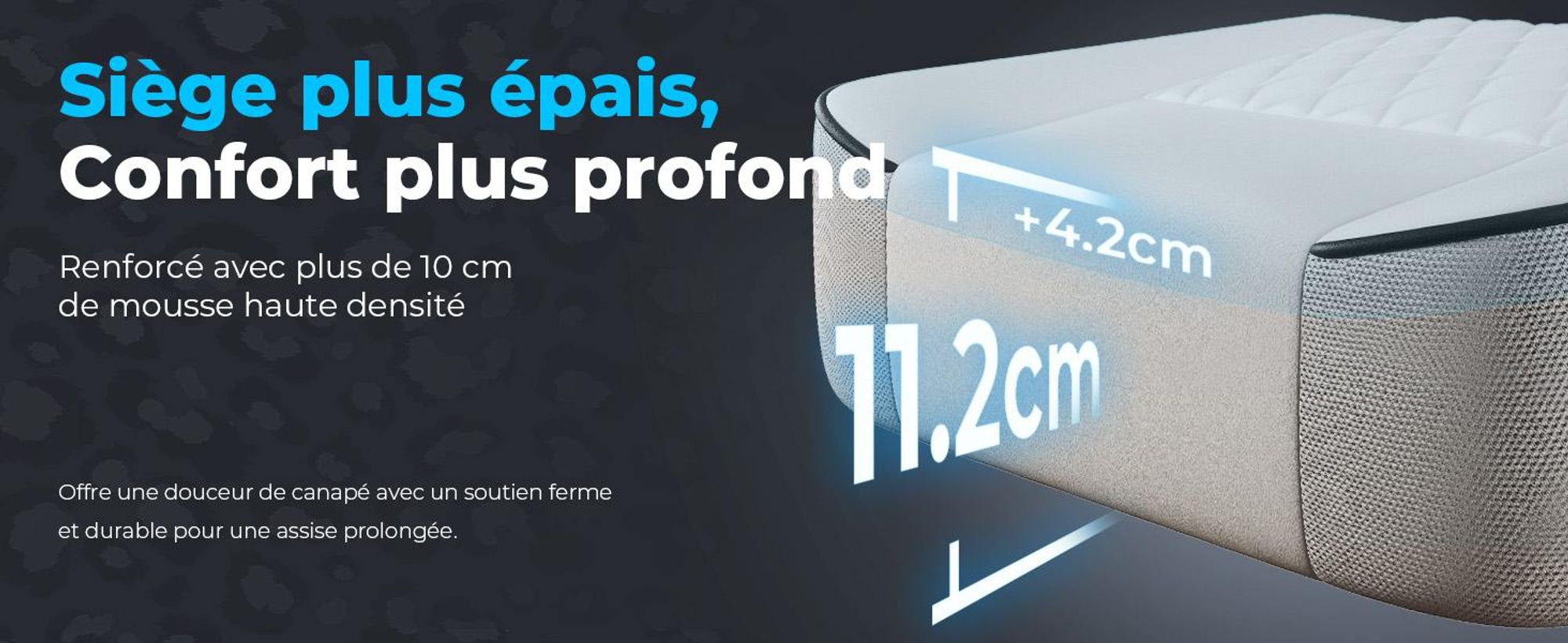 Fauteuil gaming GTPLAYER, fauteuil de bureau, fauteuil PC ergonomique, fauteuil pivotant réglable en hauteur, accoudoirs avec mécanisme synchrone, coussin lombaire, appui-tête