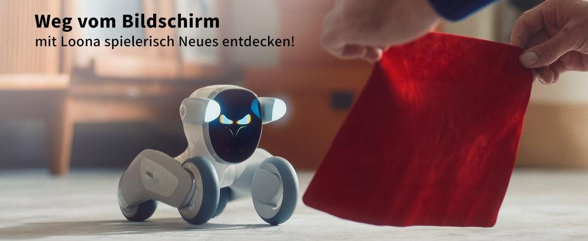 Loona Petbot – Interaktives Roboter-Haustier mit KI – Mehrsprachiges und lehrreiches Spielzeug – Mit Ladestation