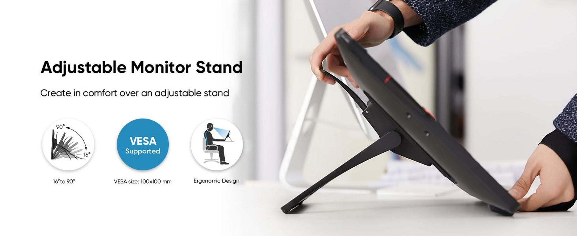 XPPen Artist 22R PRO, Kabelgebunden, 5080 lpi, 476,064 x 267,786 mm, USB, 1 cm, 54,6 cm (21.5")