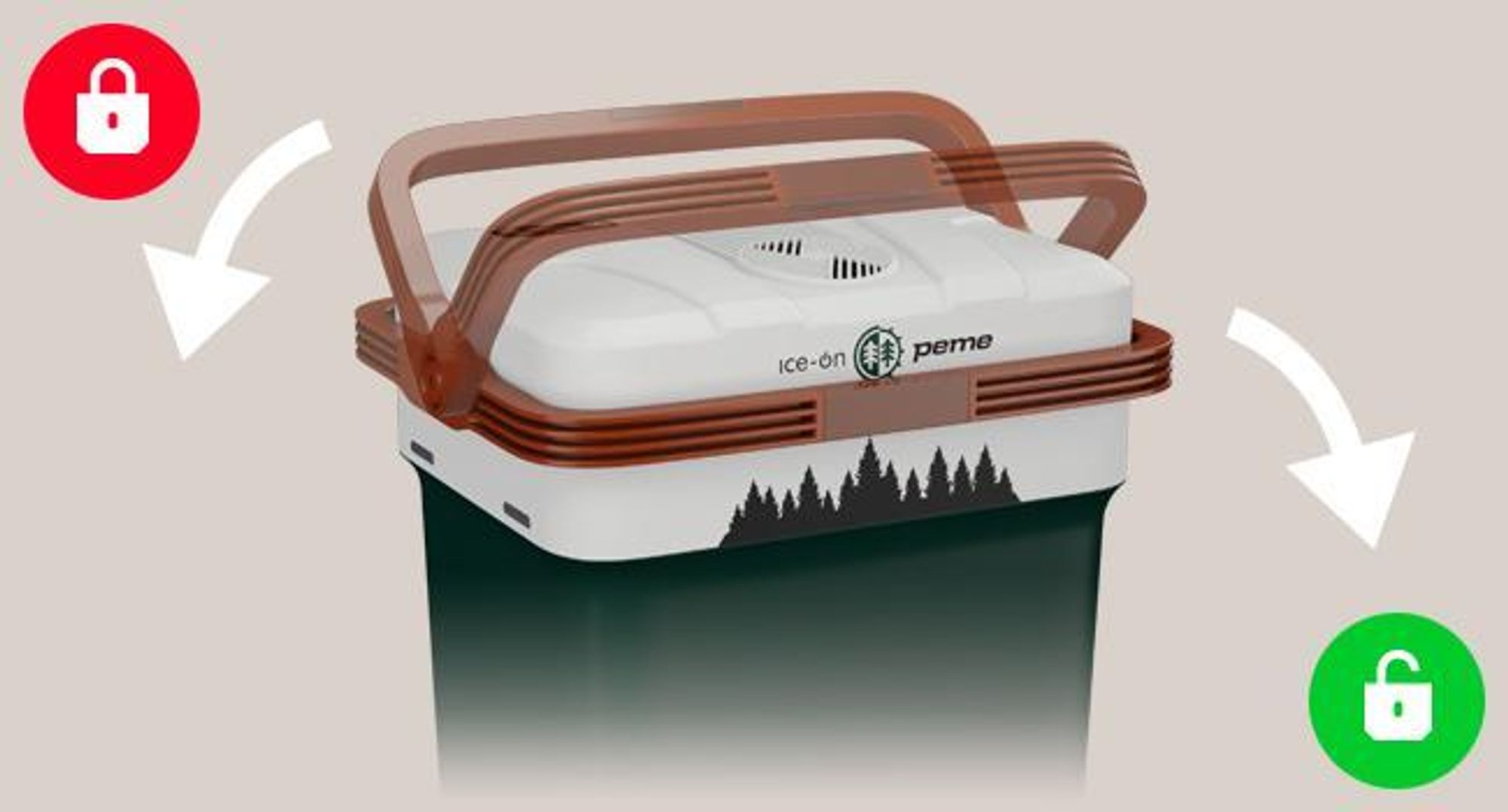 Glacière électrique PEME Essential 26 L 12 V 230 V - Sac isotherme thermoélectrique pour voiture, camping, mini-réfrigérateur, boîte isotherme, USB, ECO, silencieux, noir