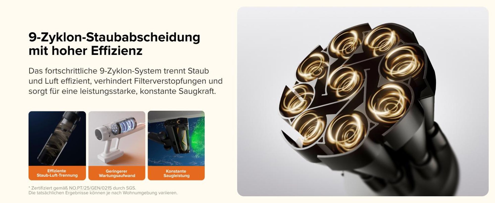 Roborock H60 Hub Akku Staubsauger mit Absaugstation, 27000Pa/300W/60 Min Akkusauger mit Absaugstation, Staubsauger kabelos mit Anti-Tangle Bürste