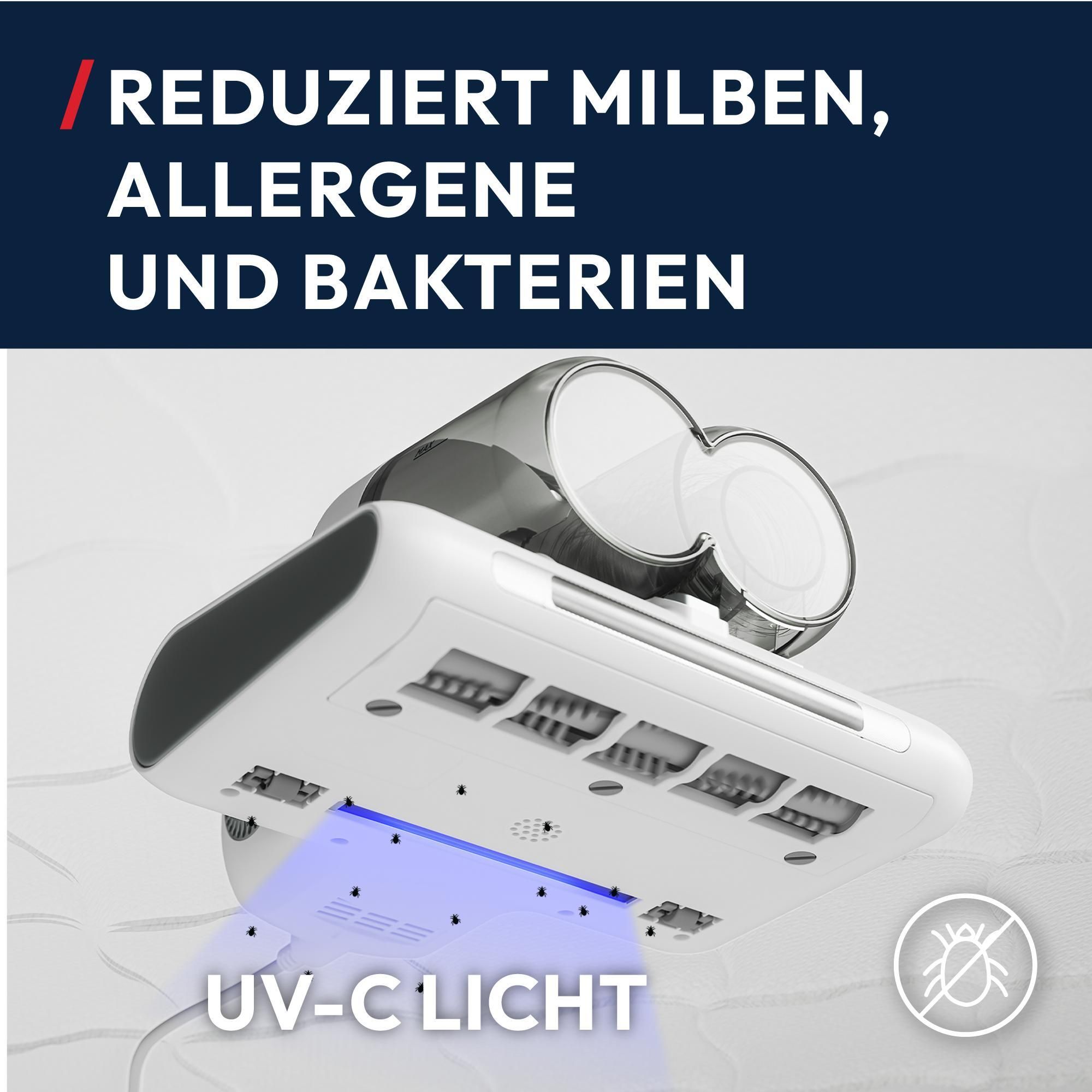 Milbensauger von unten