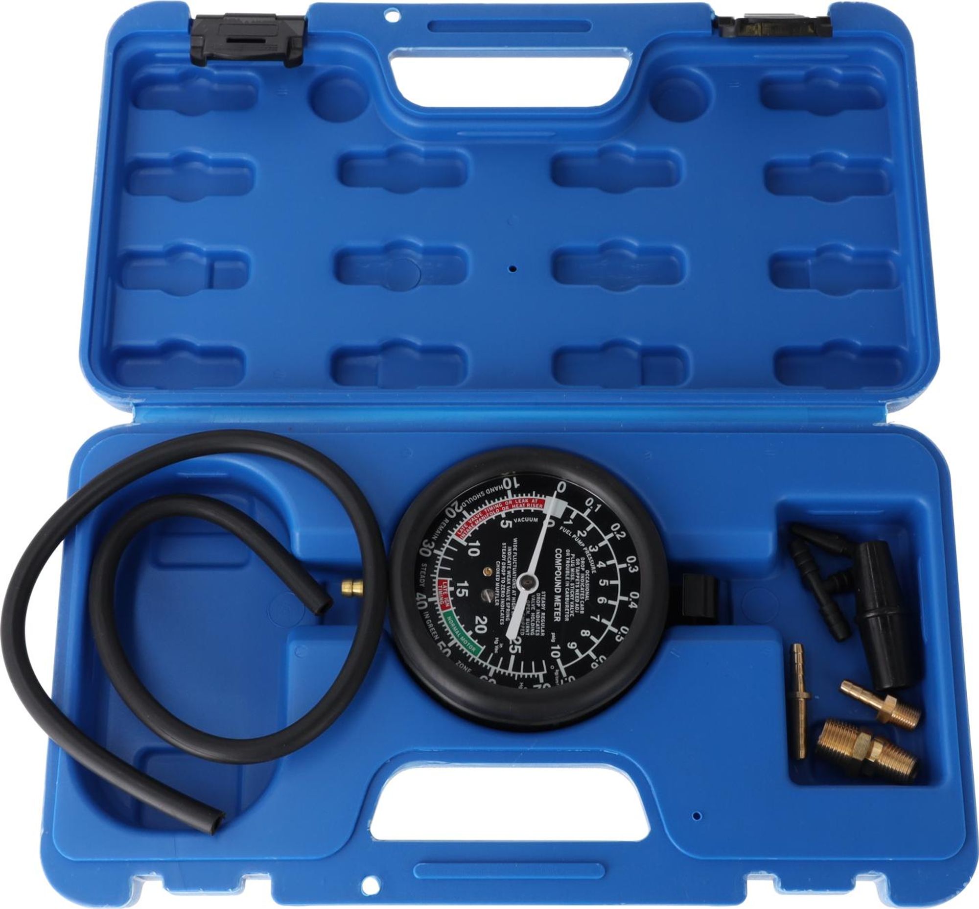 LUXTOM | Benzinpumpentester, Vakuumtester, Unterdruck Tester, Benzinpumpe mit Schlauch, Kompressionstester, Vakuum Drucktester